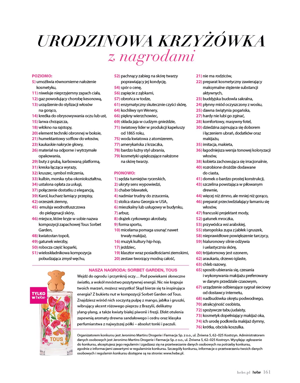 hebe - Hebe - Magazyn gazetka ważna od 01.05. - 30.06. - page: 161 hebe - Hebe - Magazyn gazetka ważna od 01.05. - 30.06. - page: 161