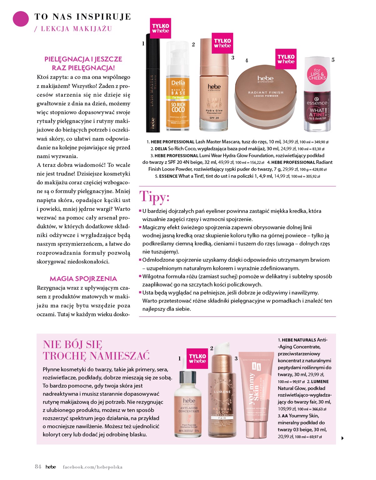 hebe - Hebe - Magazyn gazetka ważna od 01.05. - 30.06. - page: 84 hebe - Hebe - Magazyn gazetka ważna od 01.05. - 30.06. - page: 84