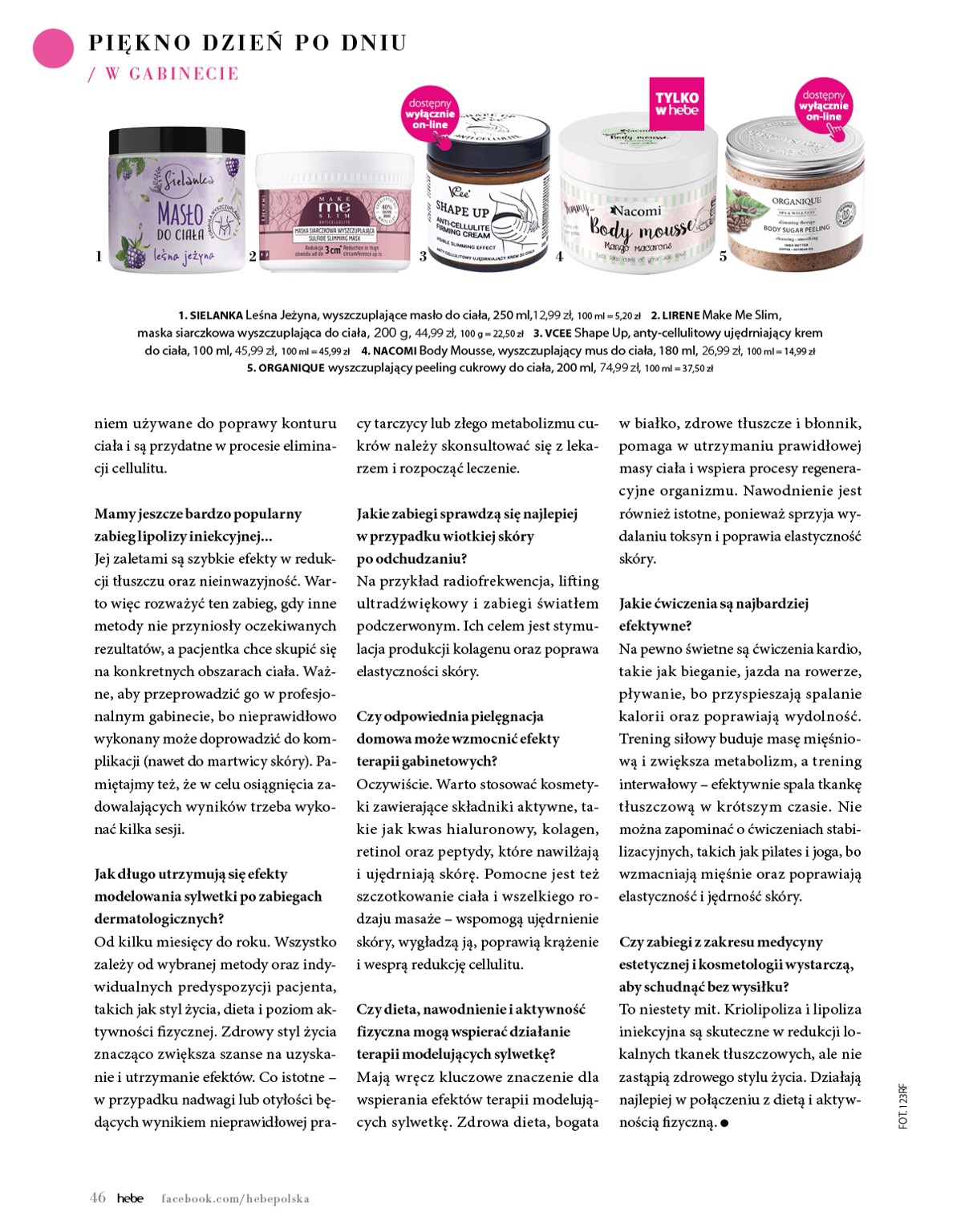 hebe - Hebe - Magazyn gazetka ważna od 01.05. - 30.06. - page: 46 hebe - Hebe - Magazyn gazetka ważna od 01.05. - 30.06. - page: 46