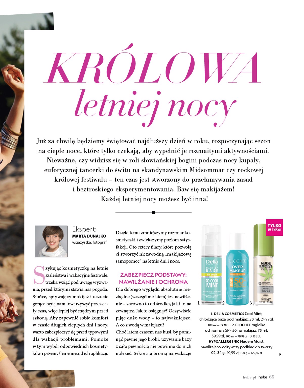 hebe - Hebe - Magazyn gazetka ważna od 01.05. - 30.06. - page: 65 hebe - Hebe - Magazyn gazetka ważna od 01.05. - 30.06. - page: 65