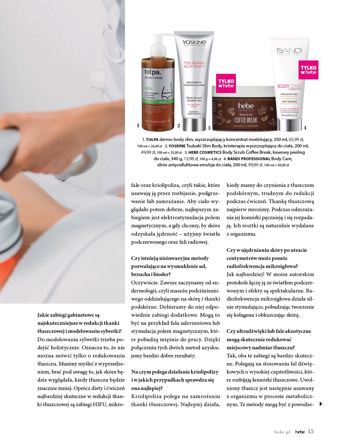 hebe - Hebe - Magazyn gazetka ważna od 01.05. - 30.06. - page: 45 hebe - Hebe - Magazyn gazetka ważna od 01.05. - 30.06. - page: 45