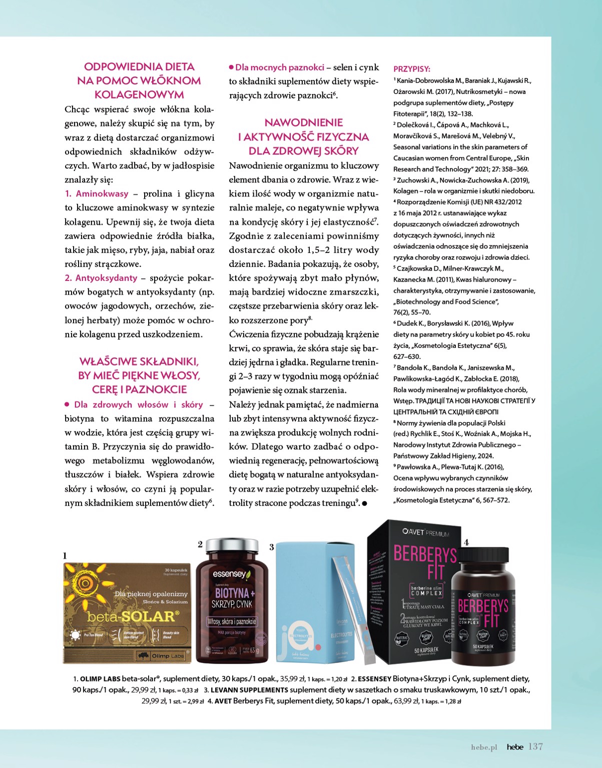 hebe - Hebe - Magazyn gazetka ważna od 01.05. - 30.06. - page: 137 hebe - Hebe - Magazyn gazetka ważna od 01.05. - 30.06. - page: 137