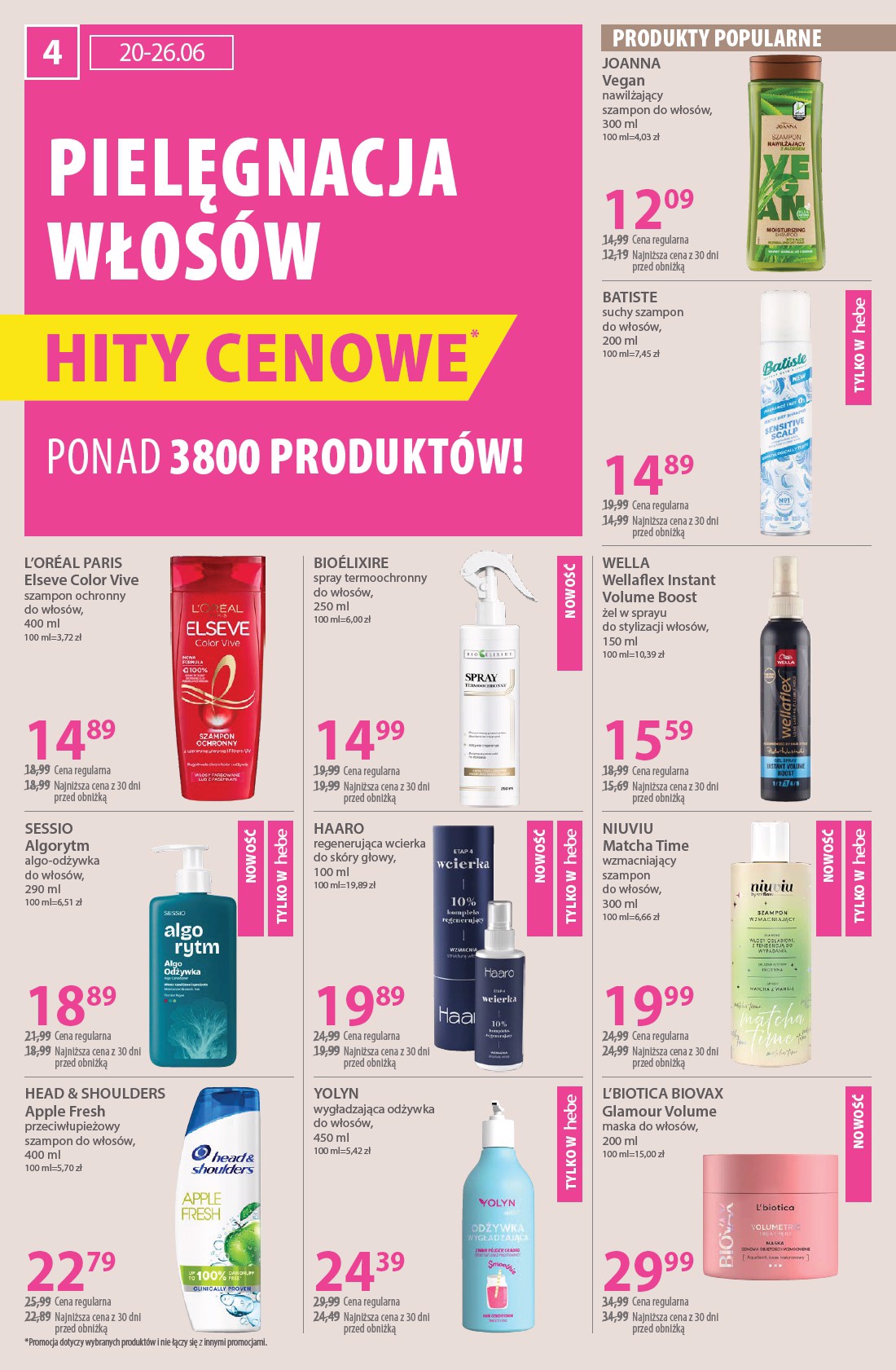 hebe - Gazetka Hebe ważna od 20.06. - 06.07. - page: 4
