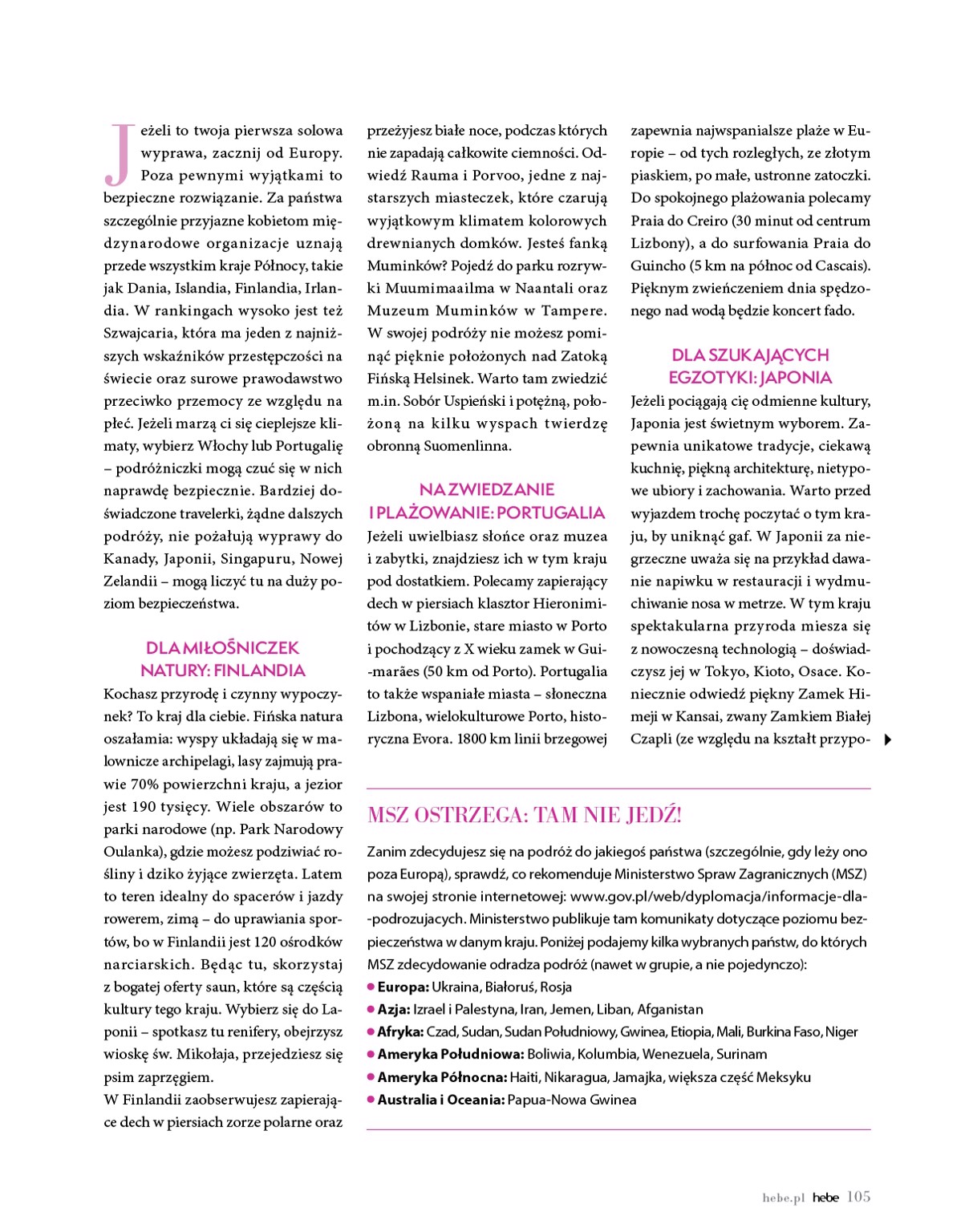 hebe - Gazetka Hebe - Magazyn ważna od 01.07. - 31.08. - page: 105