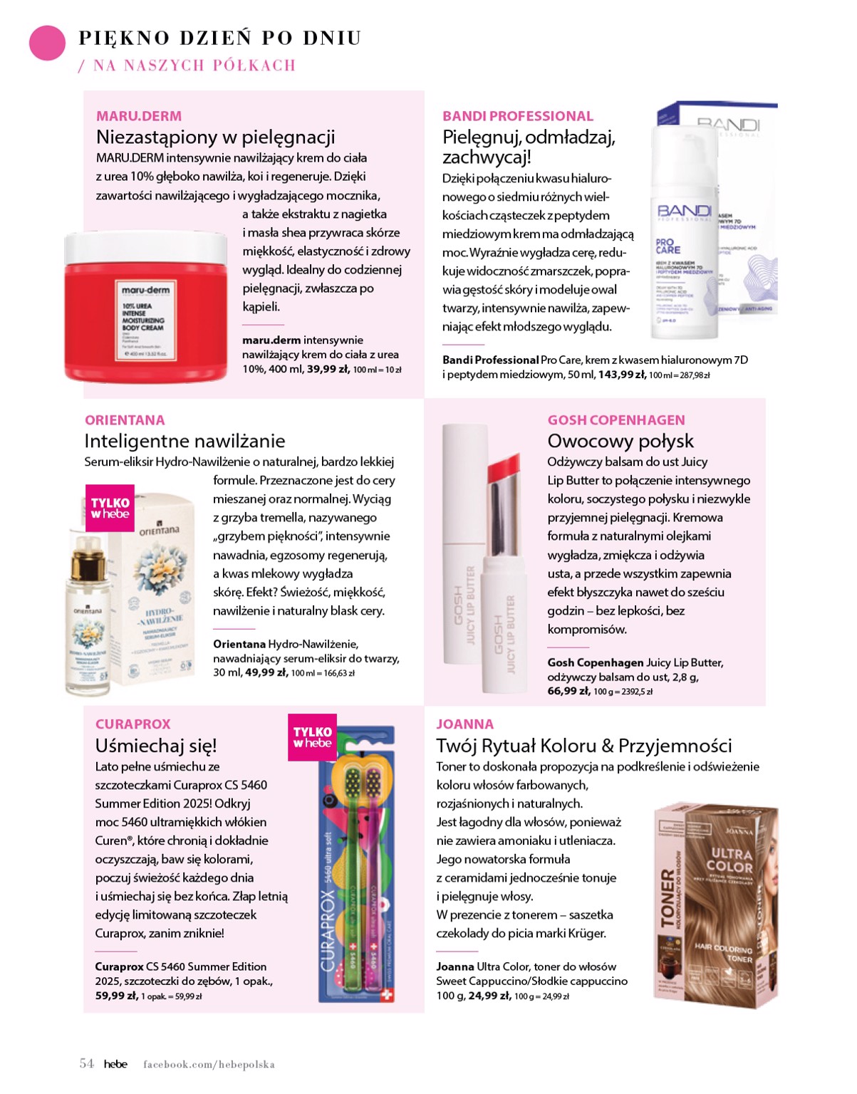 hebe - Gazetka Hebe - Magazyn ważna od 01.07. - 31.08. - page: 54