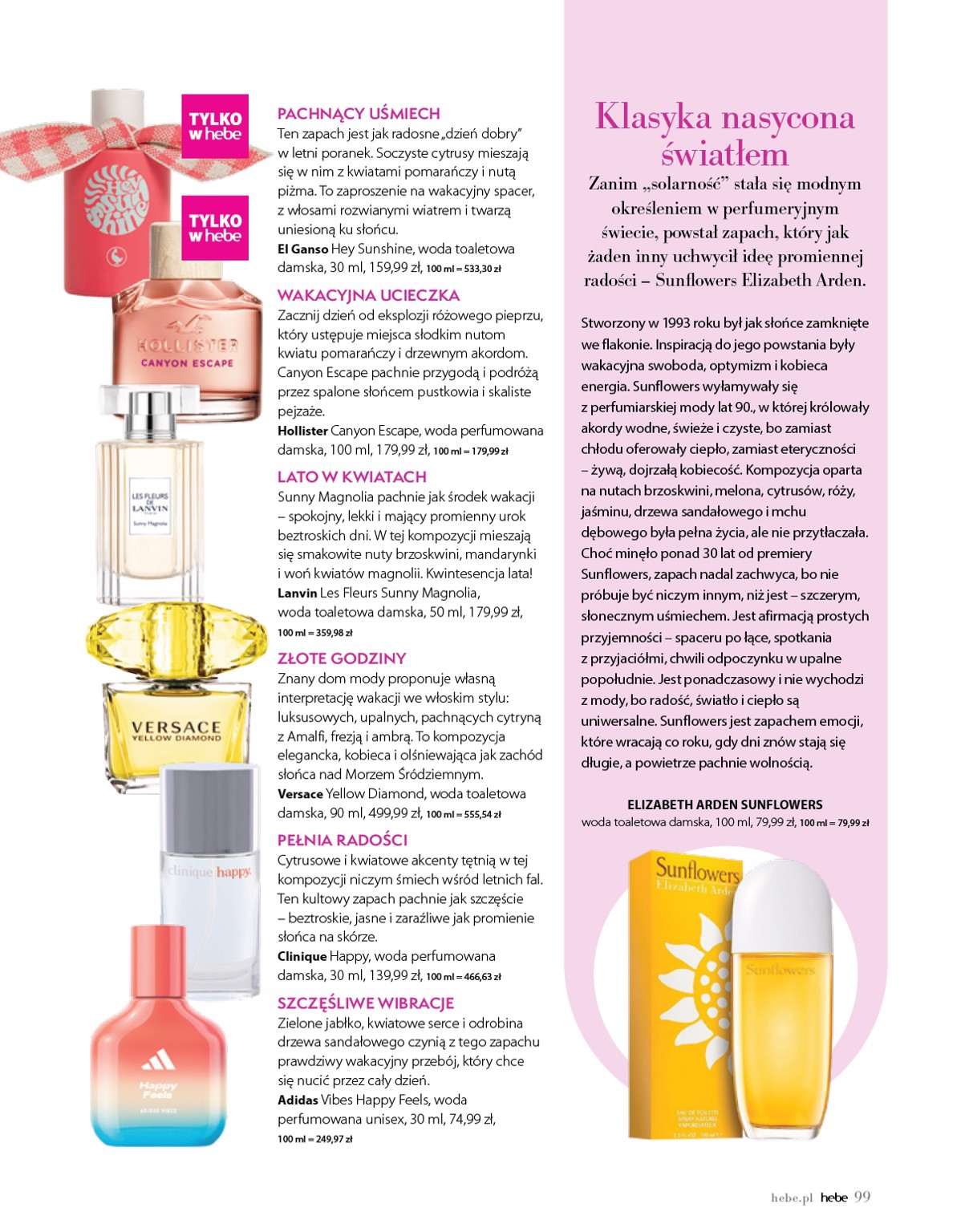 hebe - Gazetka Hebe - Magazyn ważna od 01.07. - 31.08. - page: 99