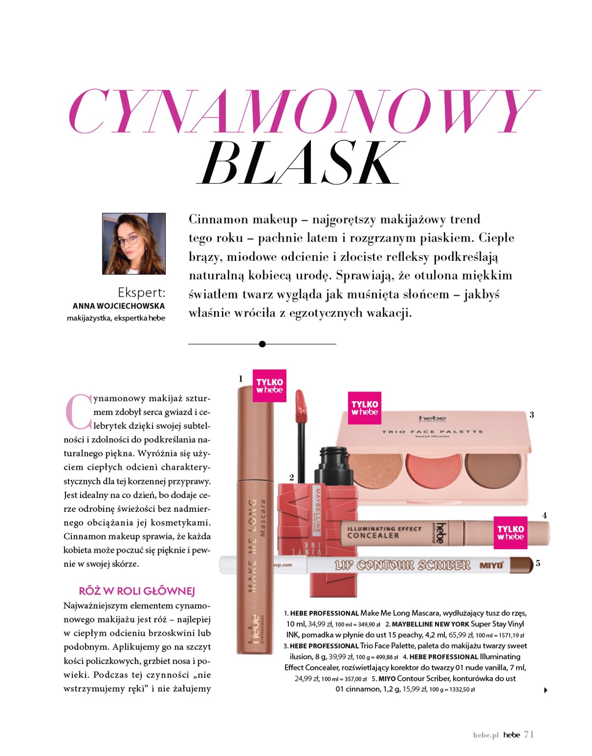 hebe - Gazetka Hebe - Magazyn ważna od 01.07. - 31.08. - page: 71