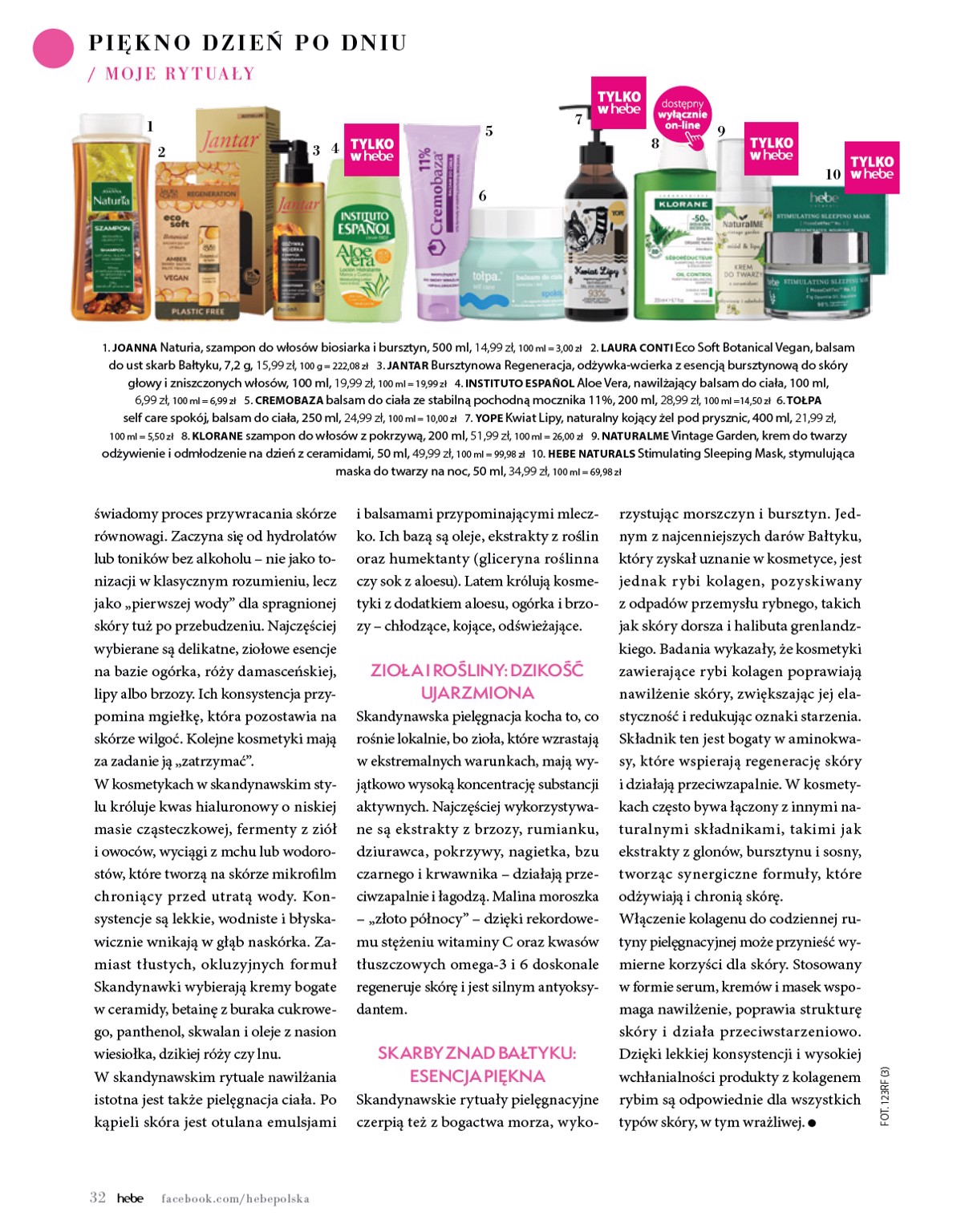 hebe - Gazetka Hebe - Magazyn ważna od 01.07. - 31.08. - page: 32