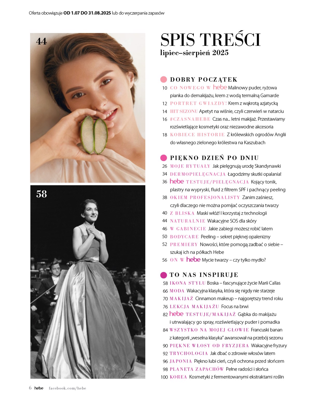hebe - Gazetka Hebe - Magazyn ważna od 01.07. - 31.08. - page: 6