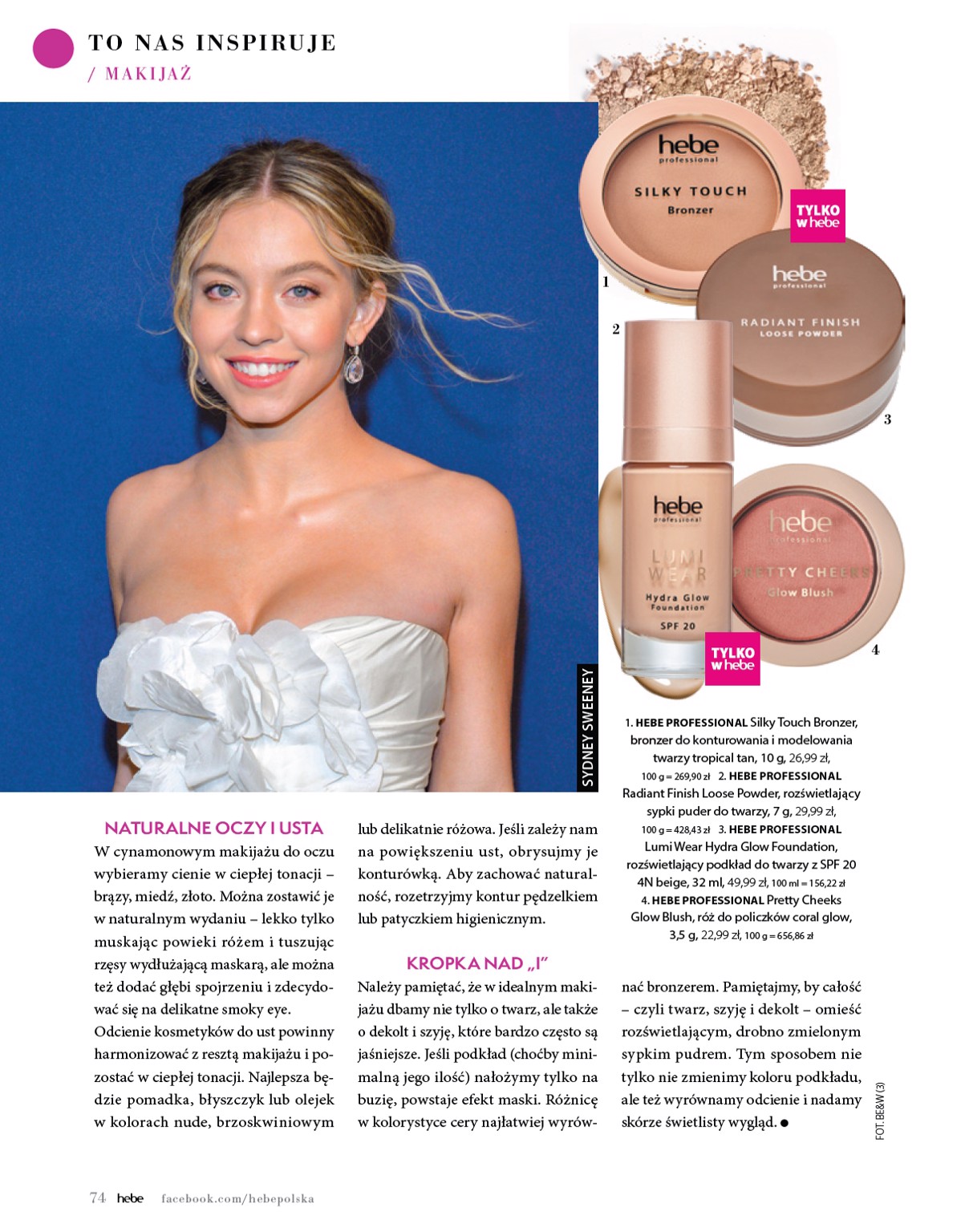 hebe - Gazetka Hebe - Magazyn ważna od 01.07. - 31.08. - page: 74