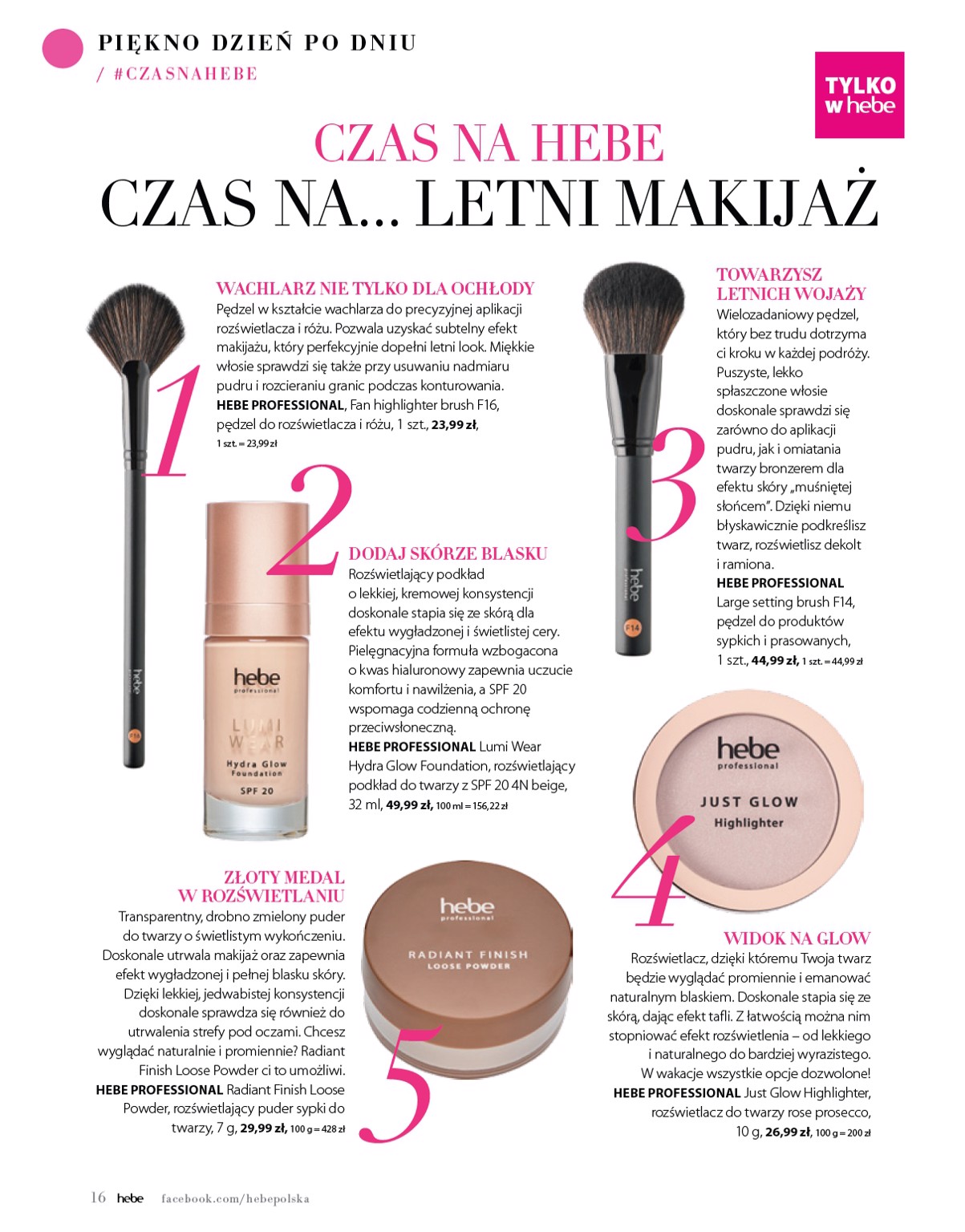 hebe - Gazetka Hebe - Magazyn ważna od 01.07. - 31.08. - page: 16