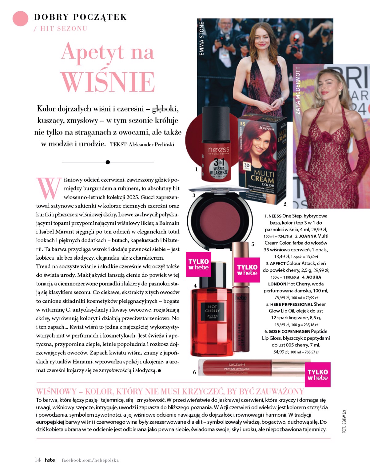 hebe - Gazetka Hebe - Magazyn ważna od 01.07. - 31.08. - page: 14