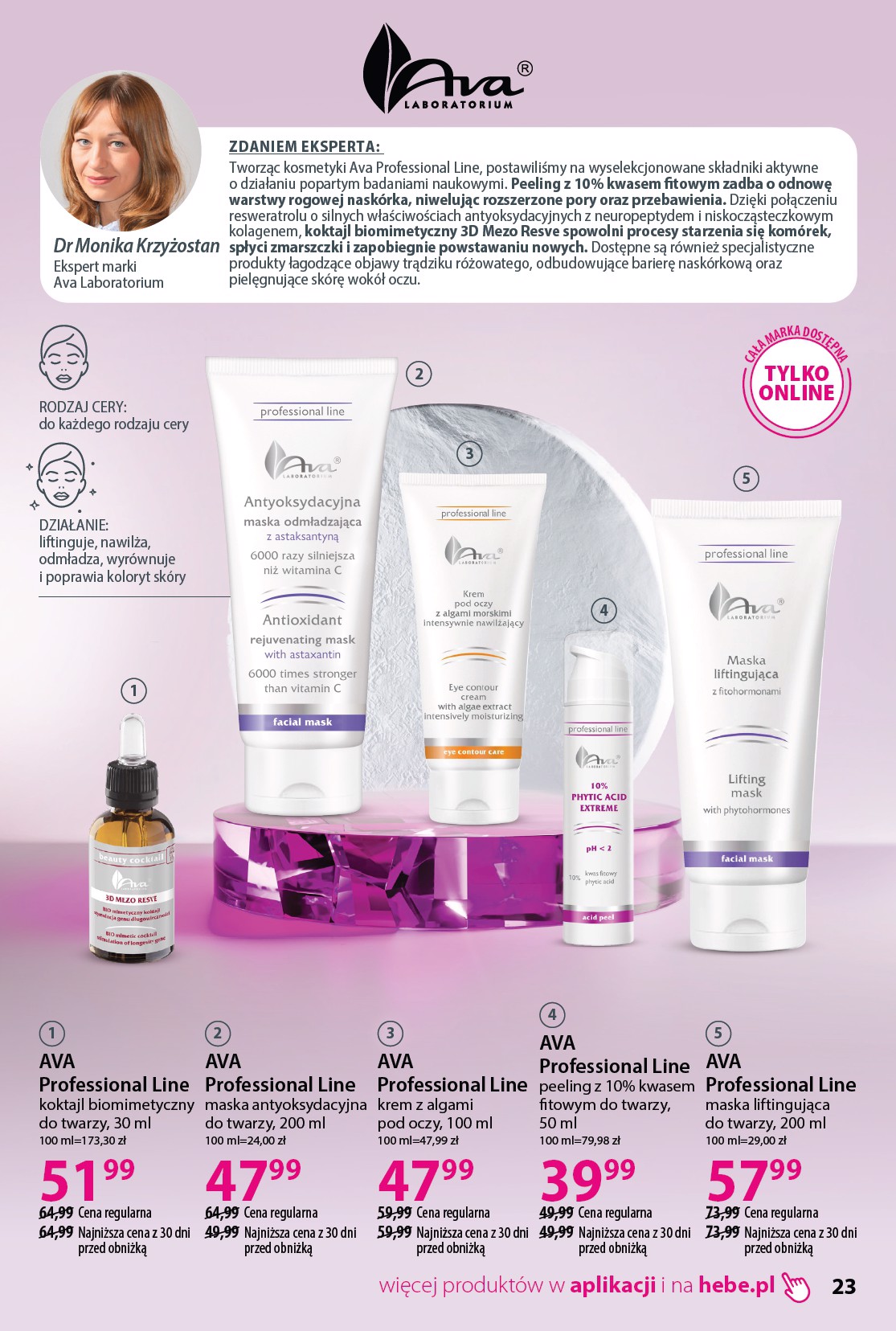 hebe - Gazetka Hebe - Katalog - ważna od 01.08. do 31.08. - page: 23