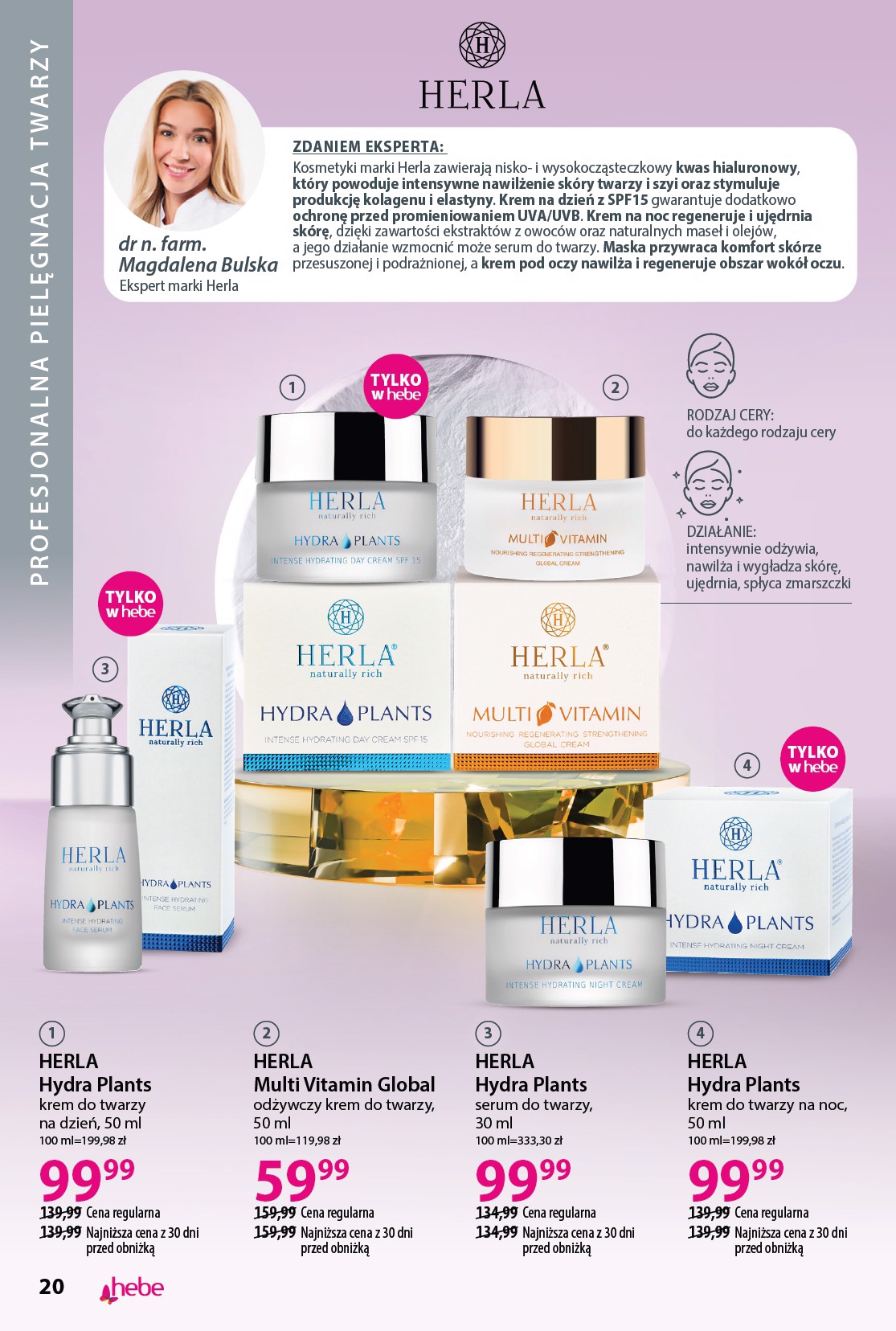 hebe - Gazetka Hebe - Katalog - ważna od 01.08. do 31.08. - page: 20