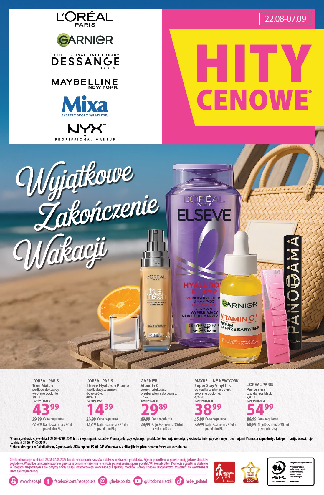 hebe - Gazetka Hebe - ważna od 22.08. do 07.09. - page: 22