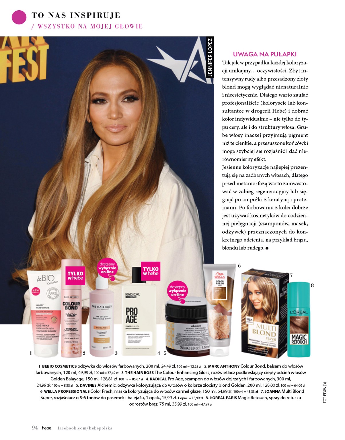 hebe - Gazetka Hebe - Magazyn - ważna od 01.09. do 31.10. - page: 94