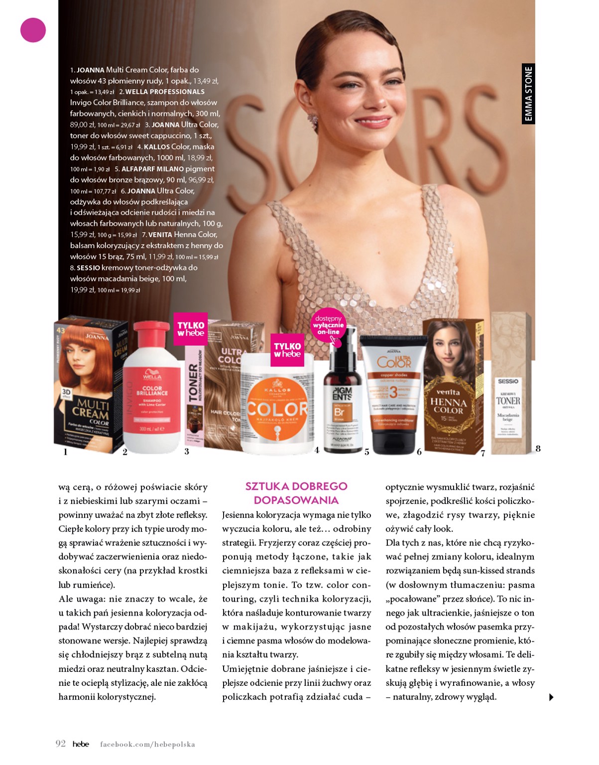 hebe - Gazetka Hebe - Magazyn - ważna od 01.09. do 31.10. - page: 92