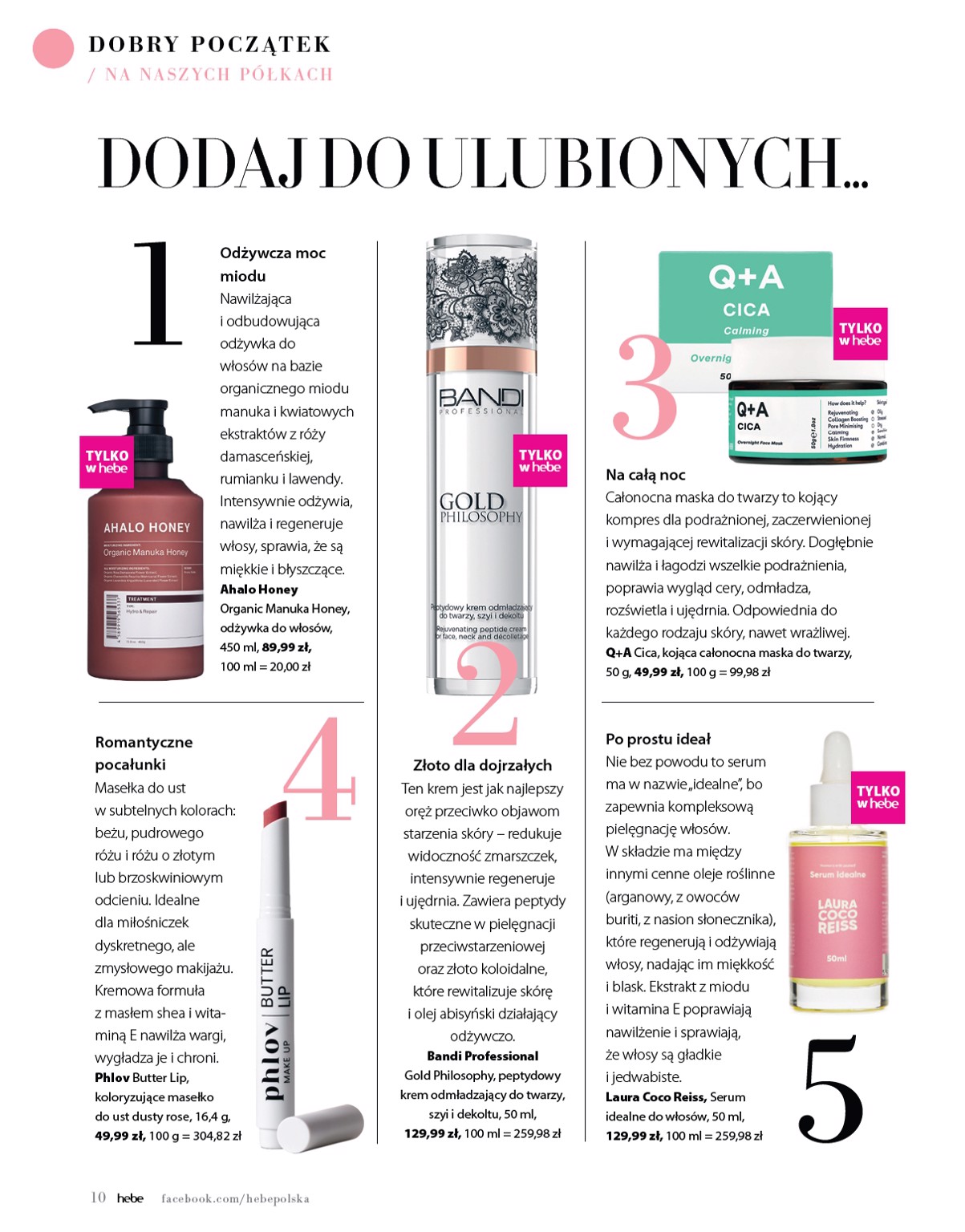 hebe - Gazetka Hebe - Magazyn - ważna od 01.09. do 31.10. - page: 10