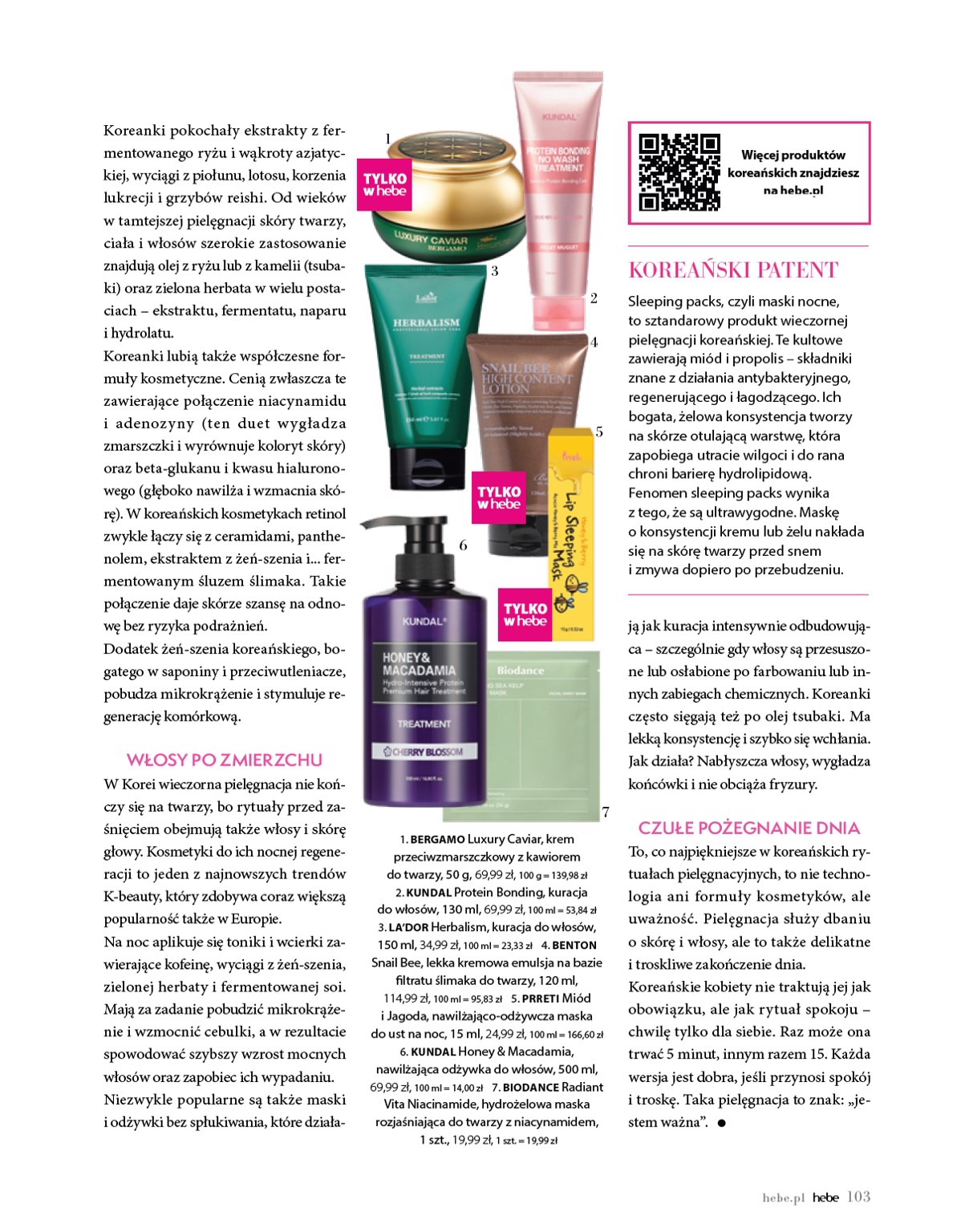 hebe - Gazetka Hebe - Magazyn - ważna od 01.09. do 31.10. - page: 103