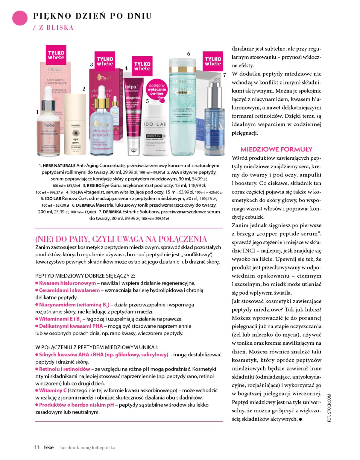 hebe - Gazetka Hebe - Magazyn - ważna od 01.09. do 31.10. - page: 44
