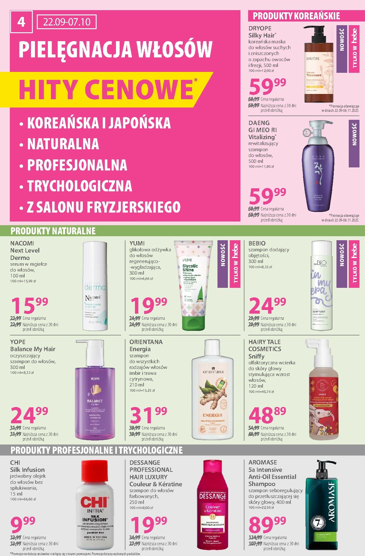 hebe - Gazetka Hebe - ważna od 22.09. do 07.10. - page: 4