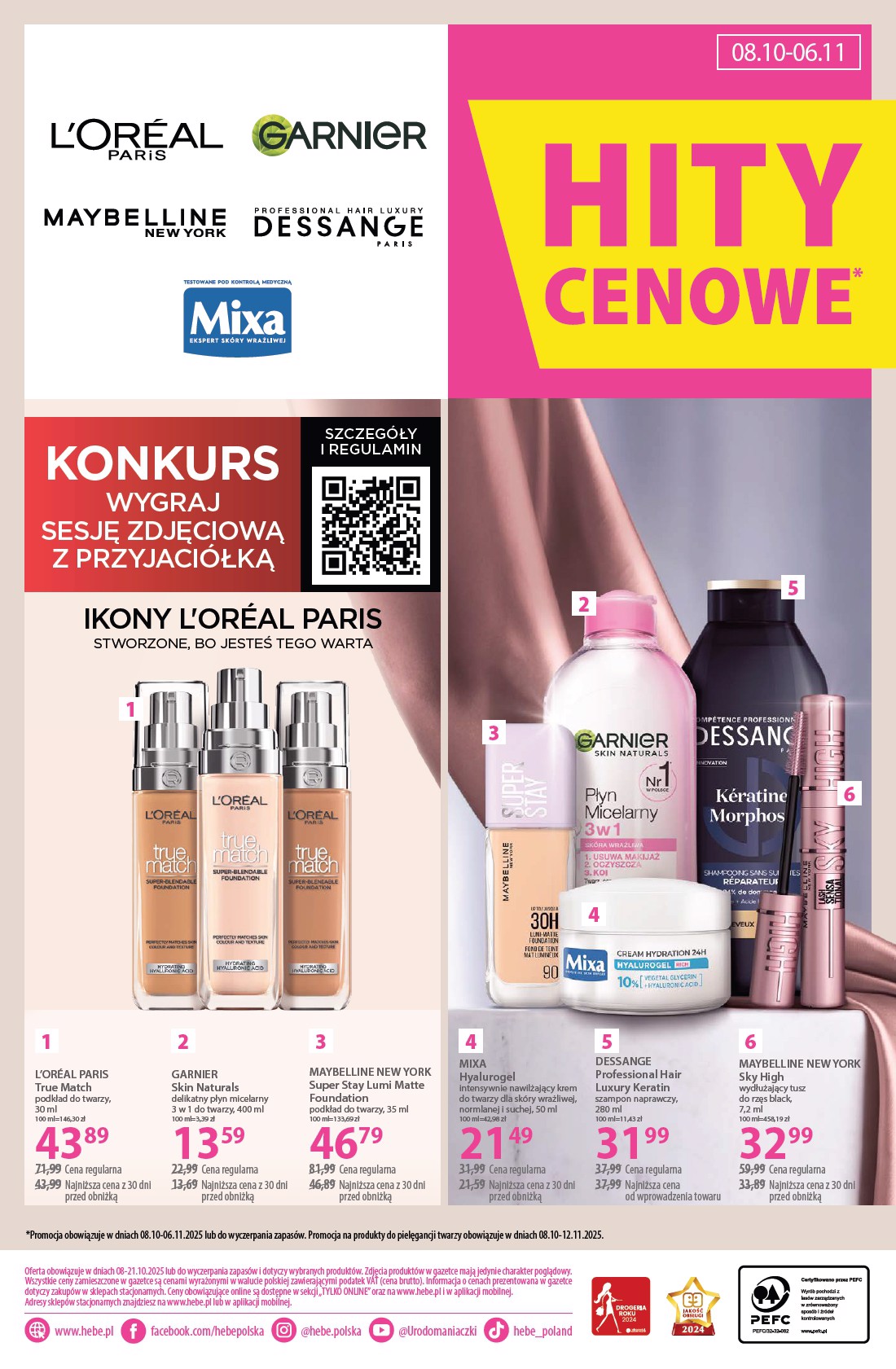 hebe - Gazetka Hebe - ważna od 08.10. do 21.10. - page: 22