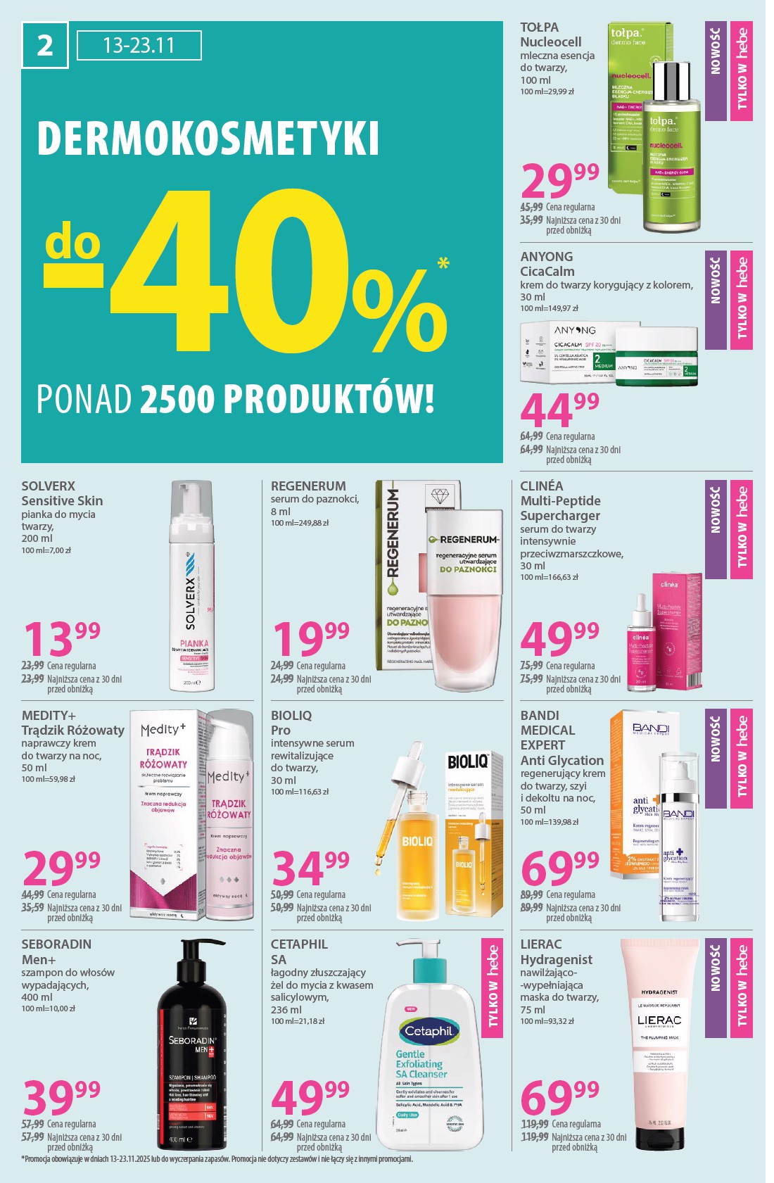 hebe - Gazetka Hebe - ważna od 07.11. do 23.11. - page: 2