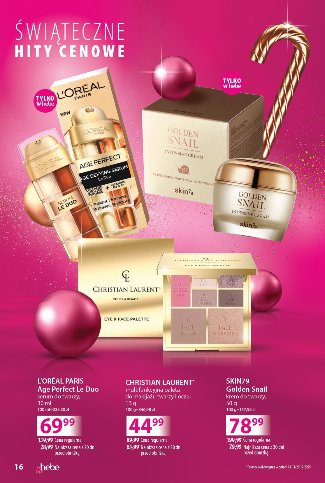 hebe - Gazetka Hebe - Katalog - ważna od 03.11. do 30.11. - page: 16