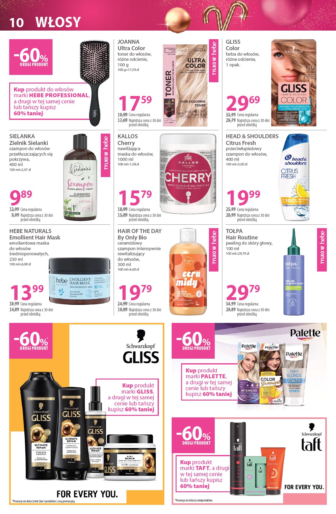 hebe - Gazetka Hebe - ważna od 02.12. do 14.12. - page: 10