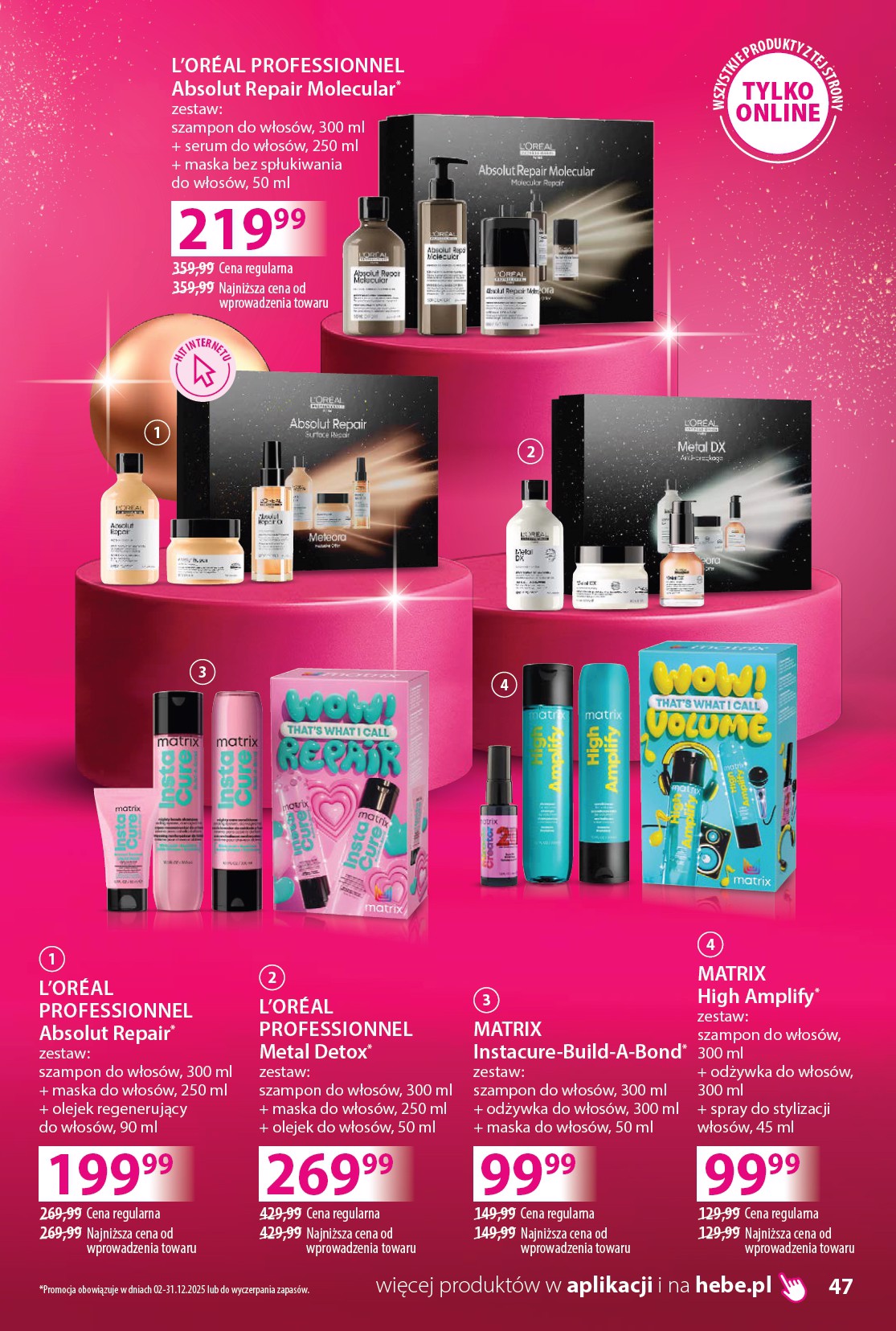 hebe - Gazetka Hebe - Katalog - ważna od 02.12. do 24.12. - page: 47