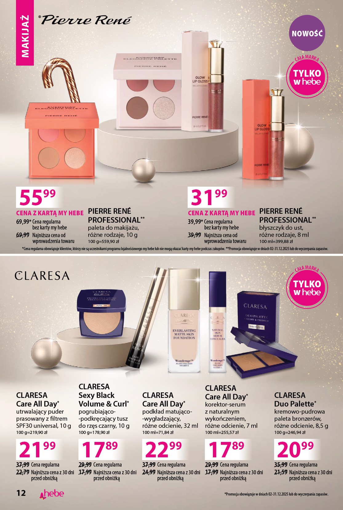 hebe - Gazetka Hebe - Katalog - ważna od 02.12. do 24.12. - page: 12