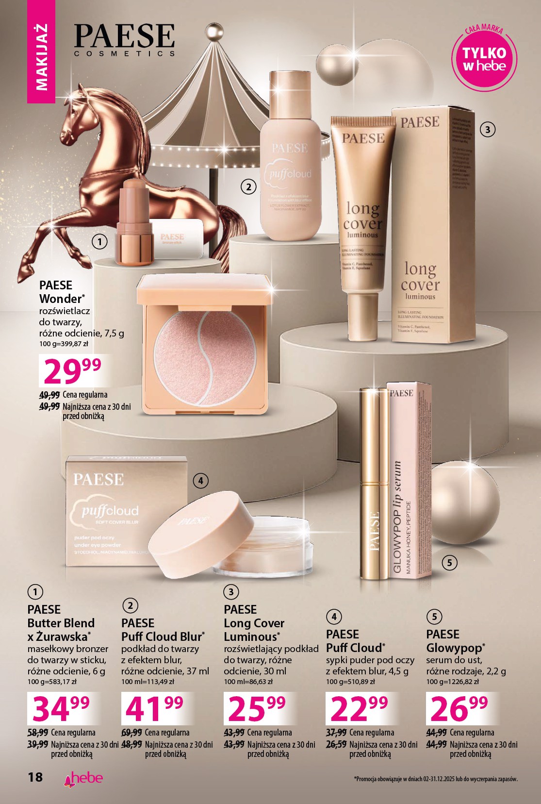 hebe - Gazetka Hebe - Katalog - ważna od 02.12. do 24.12. - page: 18