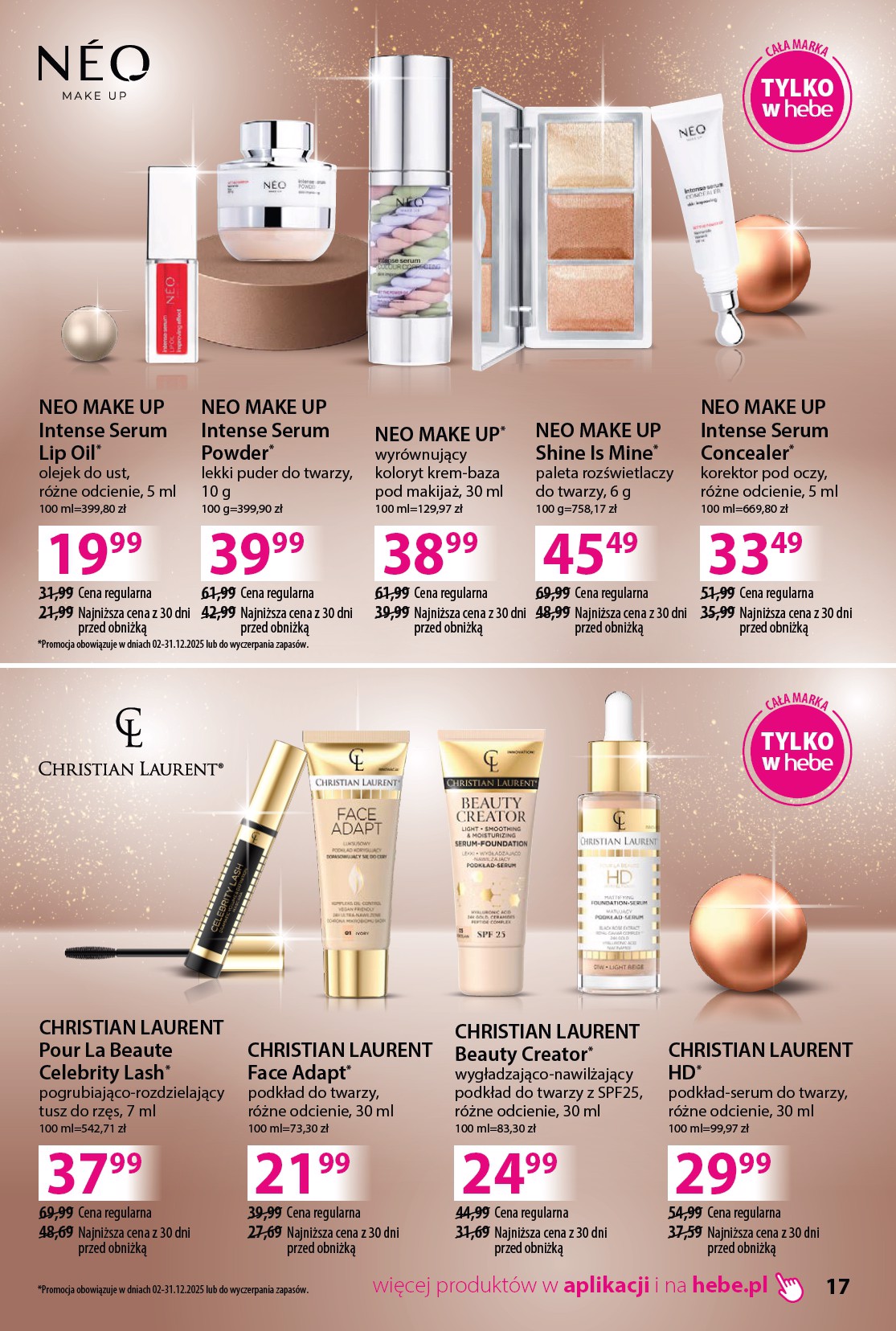 hebe - Gazetka Hebe - Katalog - ważna od 02.12. do 24.12. - page: 17