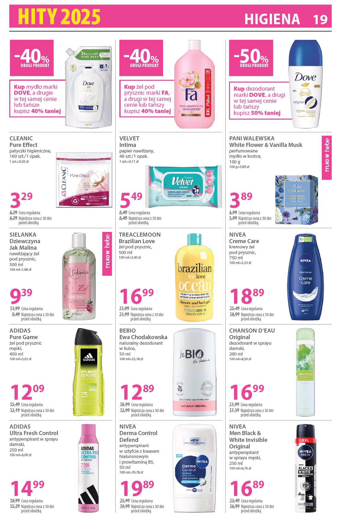 hebe - Gazetka Hebe - ważna od 02.01. do 15.01. - page: 19