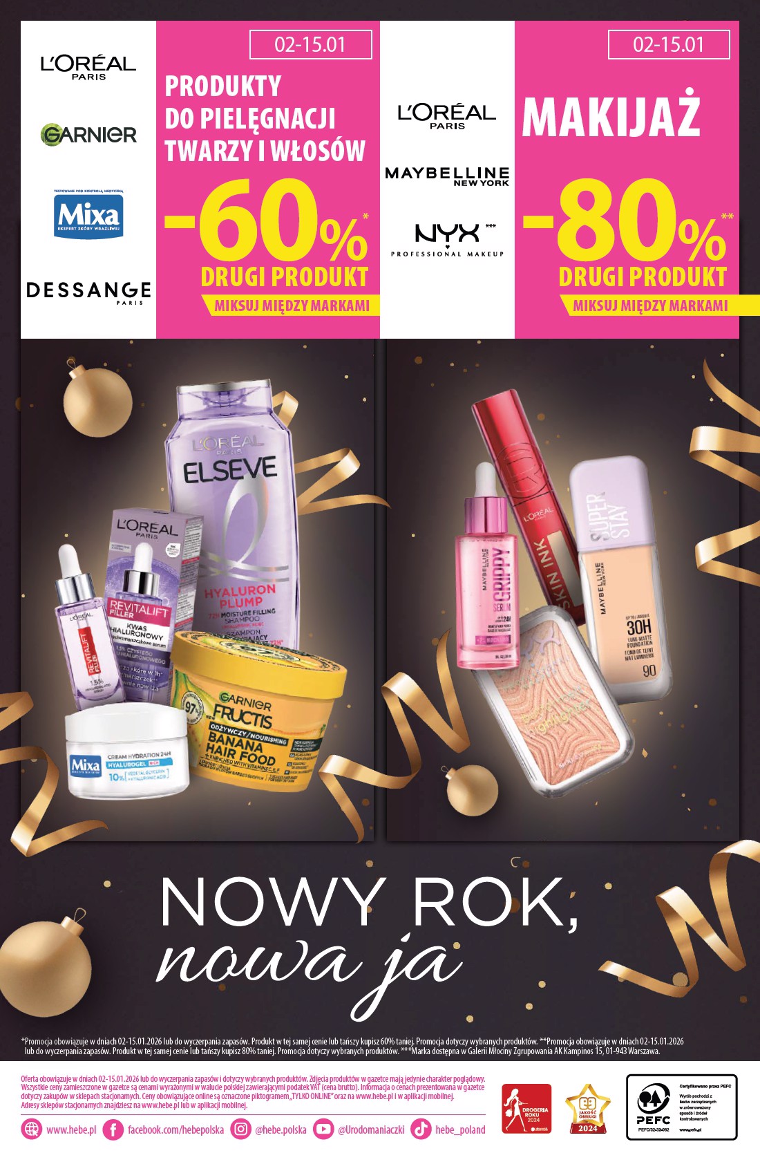 hebe - Gazetka Hebe - ważna od 02.01. do 15.01. - page: 22
