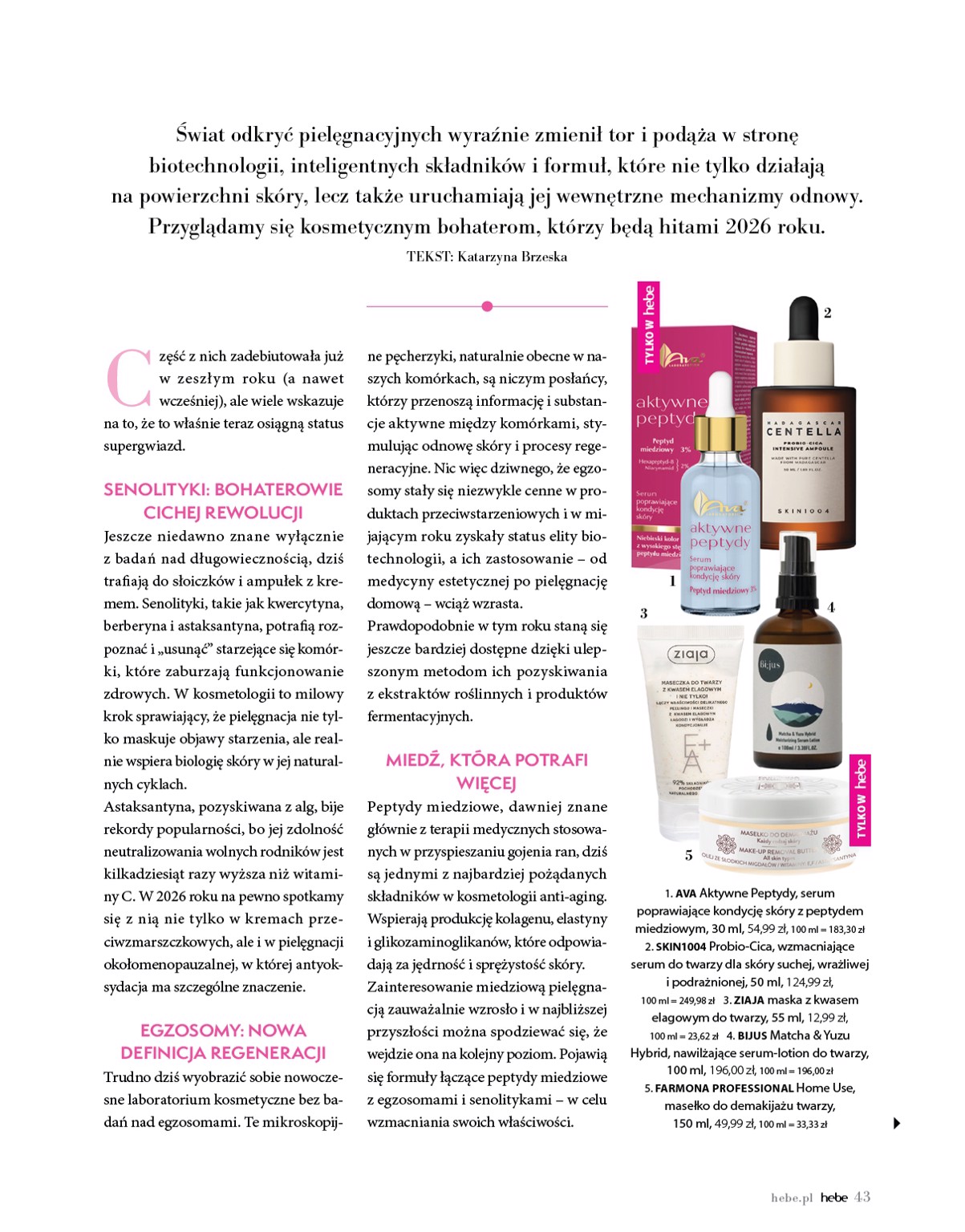 hebe - Gazetka Hebe - Magazyn - ważna od 01.01. do 28.02. - page: 43
