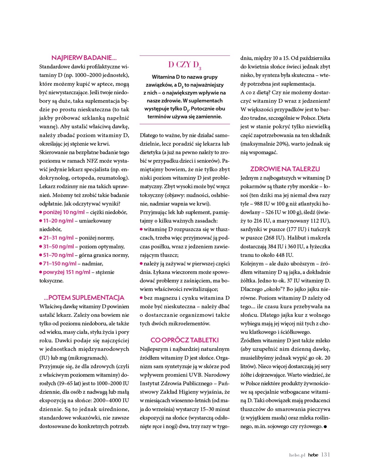 hebe - Gazetka Hebe - Magazyn - ważna od 01.01. do 28.02. - page: 131