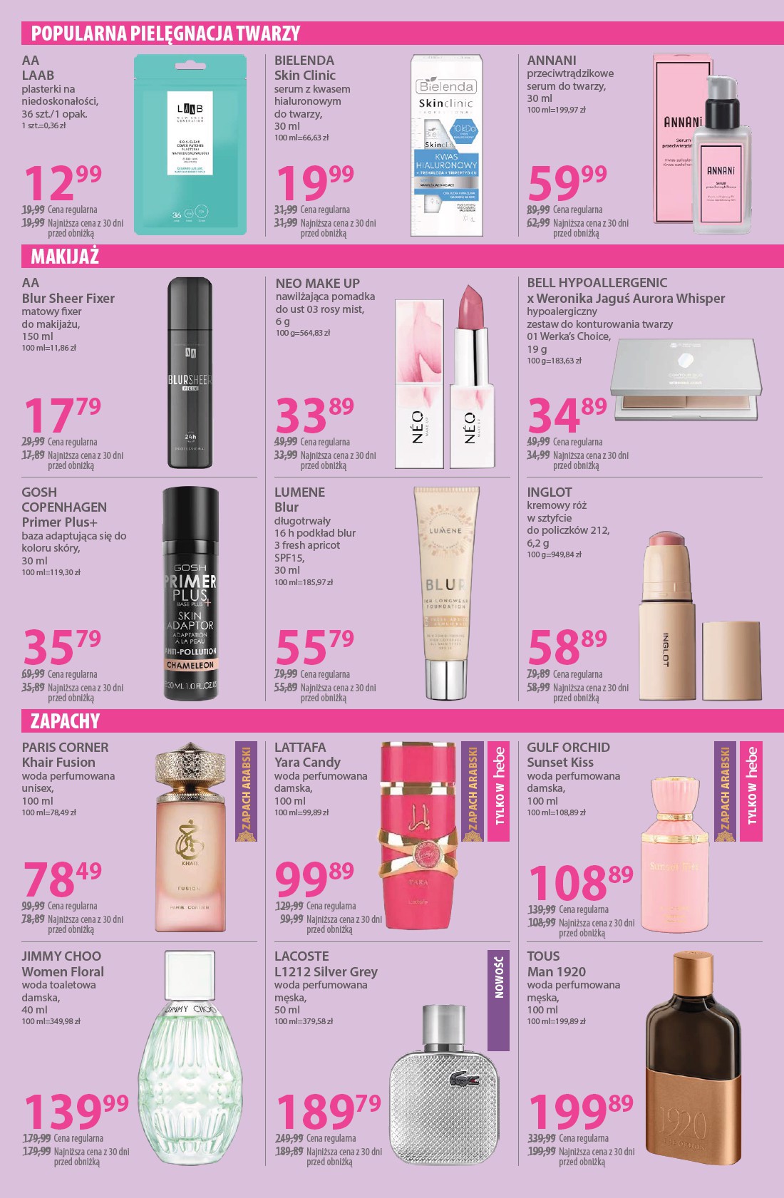 hebe - Gazetka Hebe - ważna od 16.01. do 30.01. - page: 3