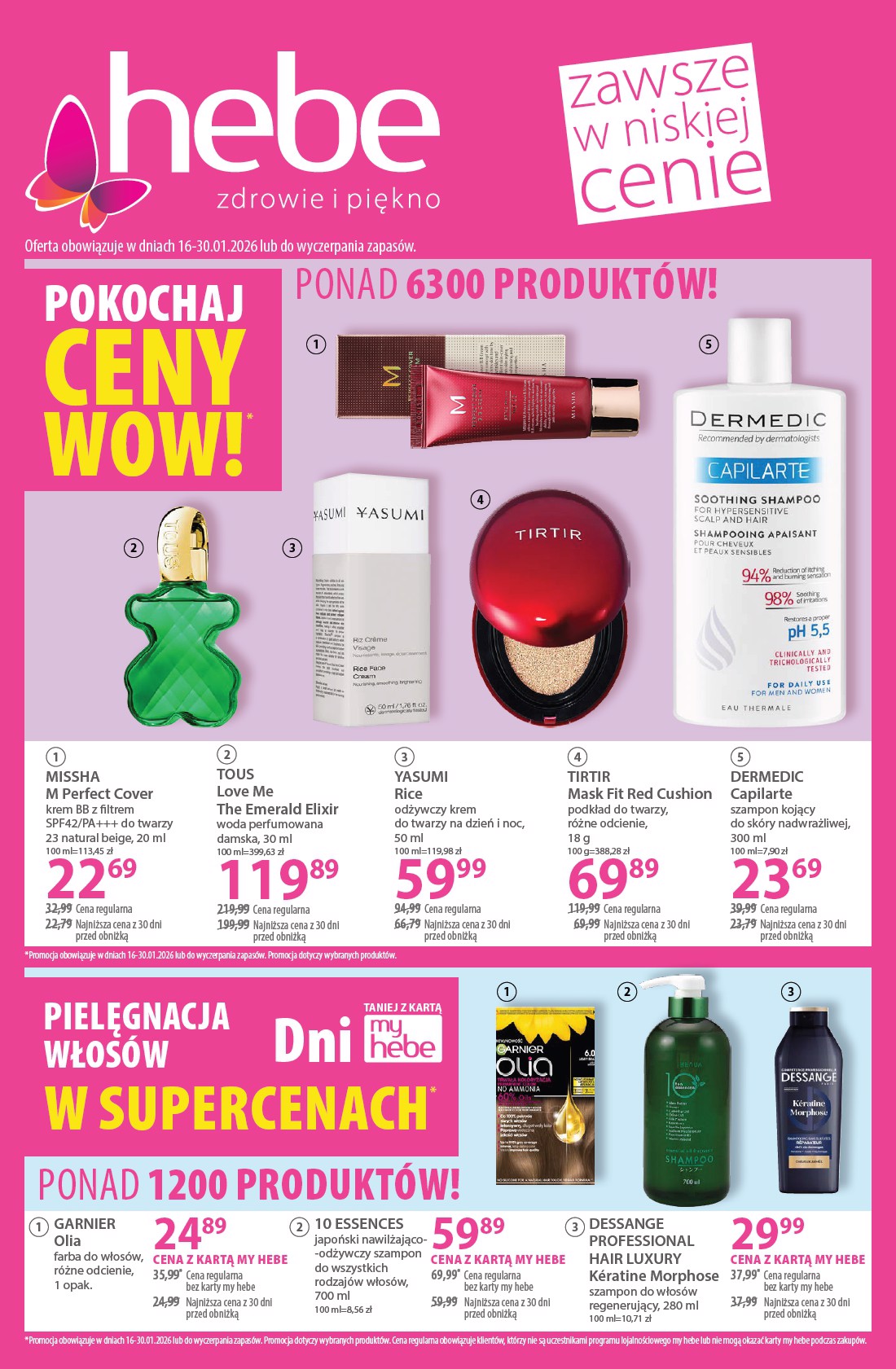 hebe - Gazetka Hebe - ważna od 16.01. do 30.01.