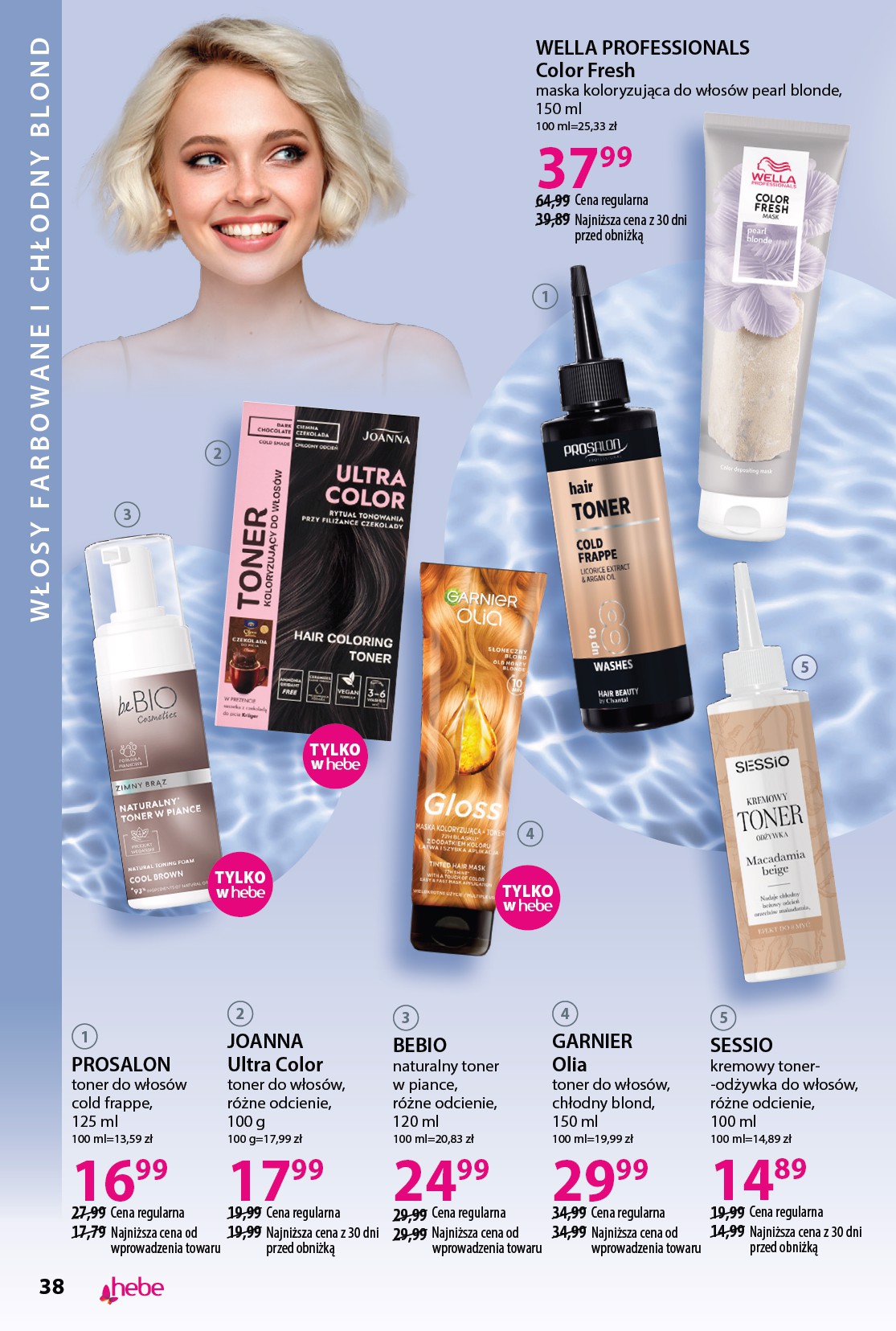 hebe - Gazetka Hebe - Piękne włosy - ważna od 31.01.2026 do 11.03.2026 - page: 38