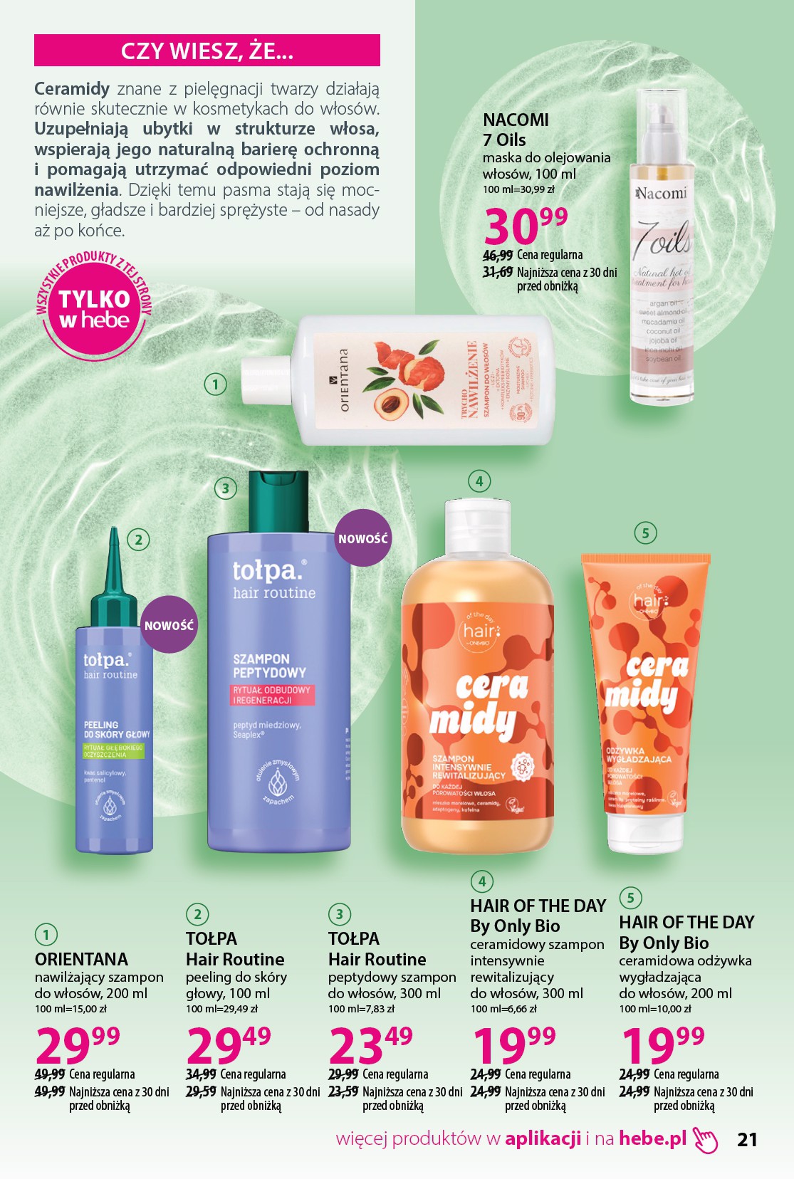 hebe - Gazetka Hebe - Piękne włosy - ważna od 31.01.2026 do 11.03.2026 - page: 21