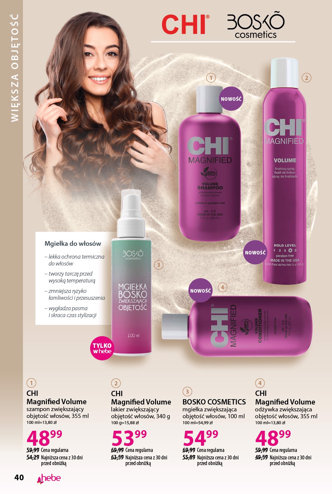 hebe - Gazetka Hebe - Piękne włosy - ważna od 31.01.2026 do 11.03.2026 - page: 40
