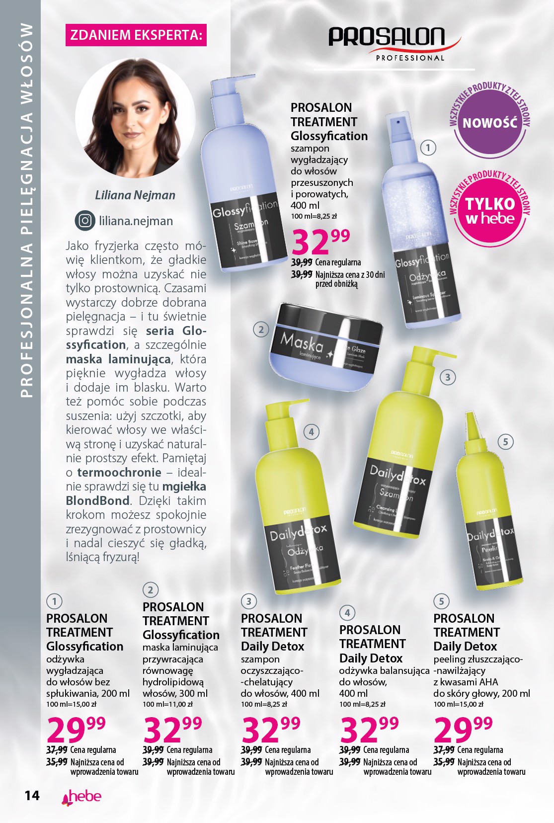 hebe - Gazetka Hebe - Piękne włosy - ważna od 31.01.2026 do 11.03.2026 - page: 14