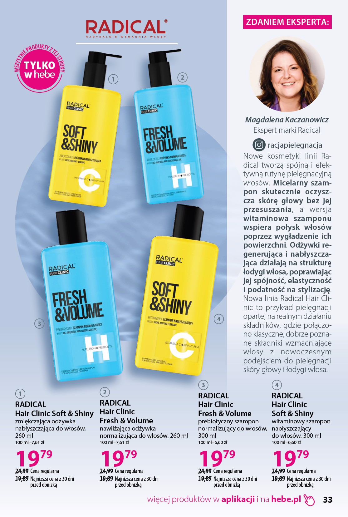 hebe - Gazetka Hebe - Piękne włosy - ważna od 31.01.2026 do 11.03.2026 - page: 33