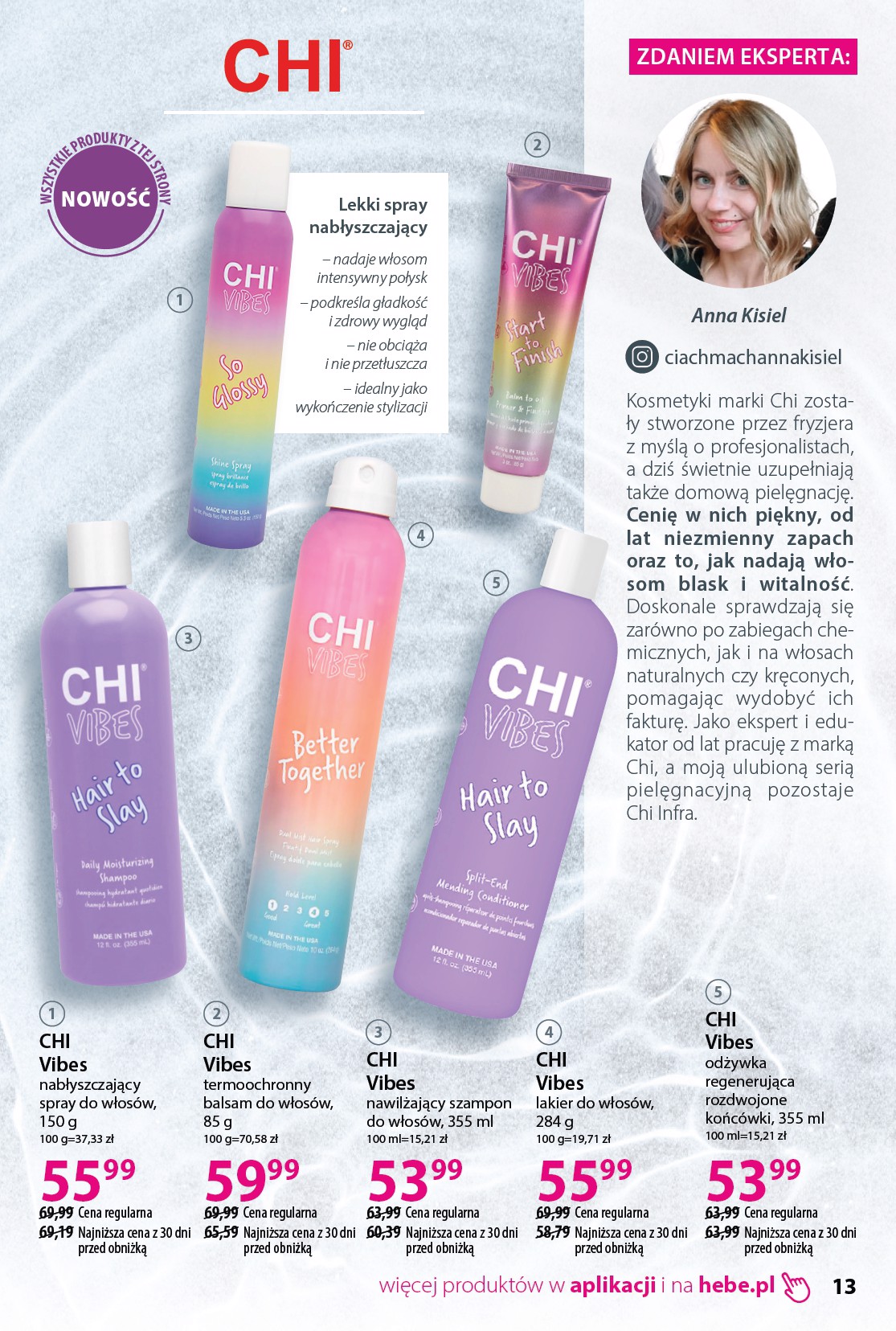 hebe - Gazetka Hebe - Piękne włosy - ważna od 31.01.2026 do 11.03.2026 - page: 13