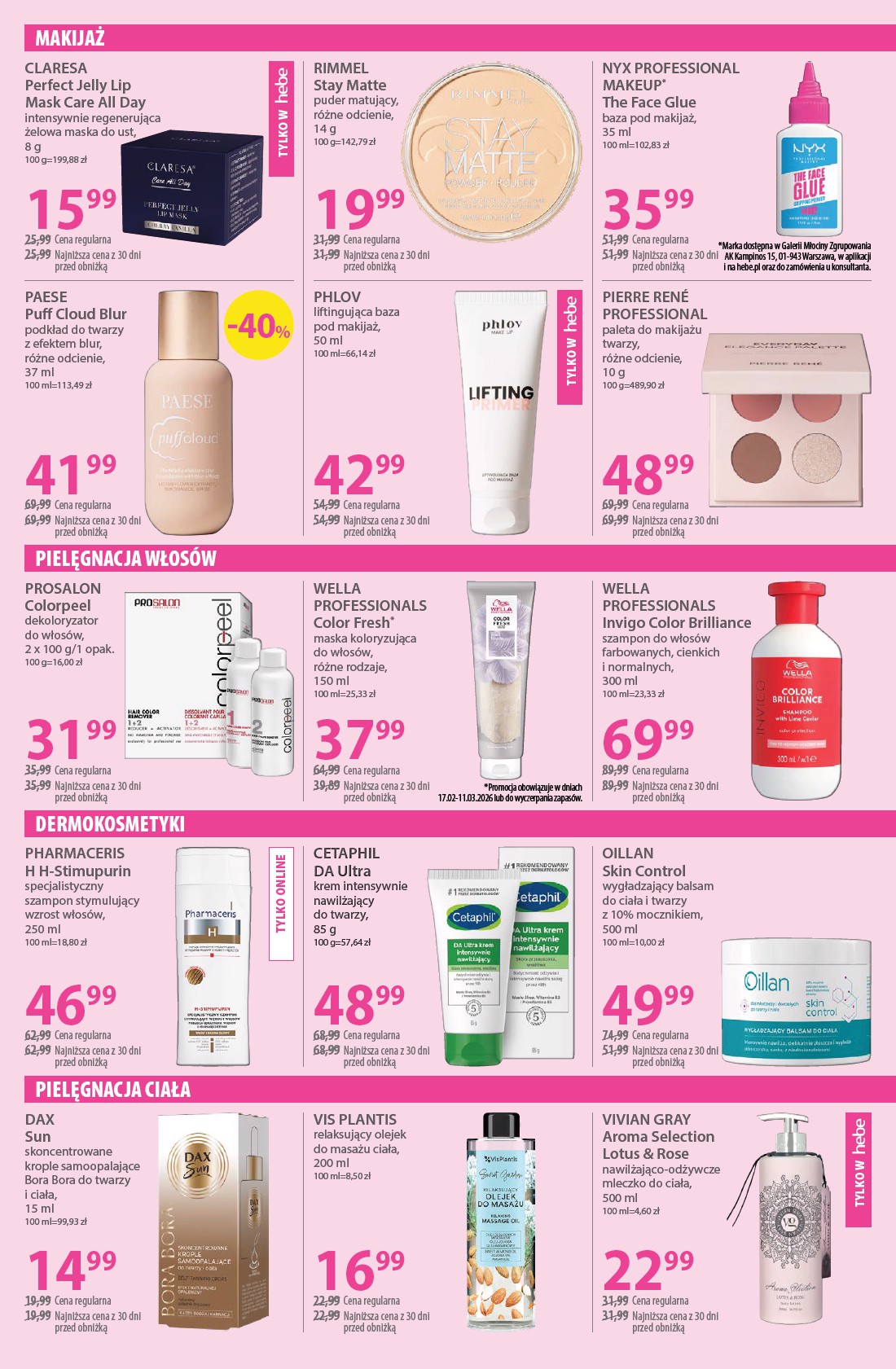 hebe - Gazetka Hebe - ważna od 17.02.2026 do 03.03.2026 - page: 3