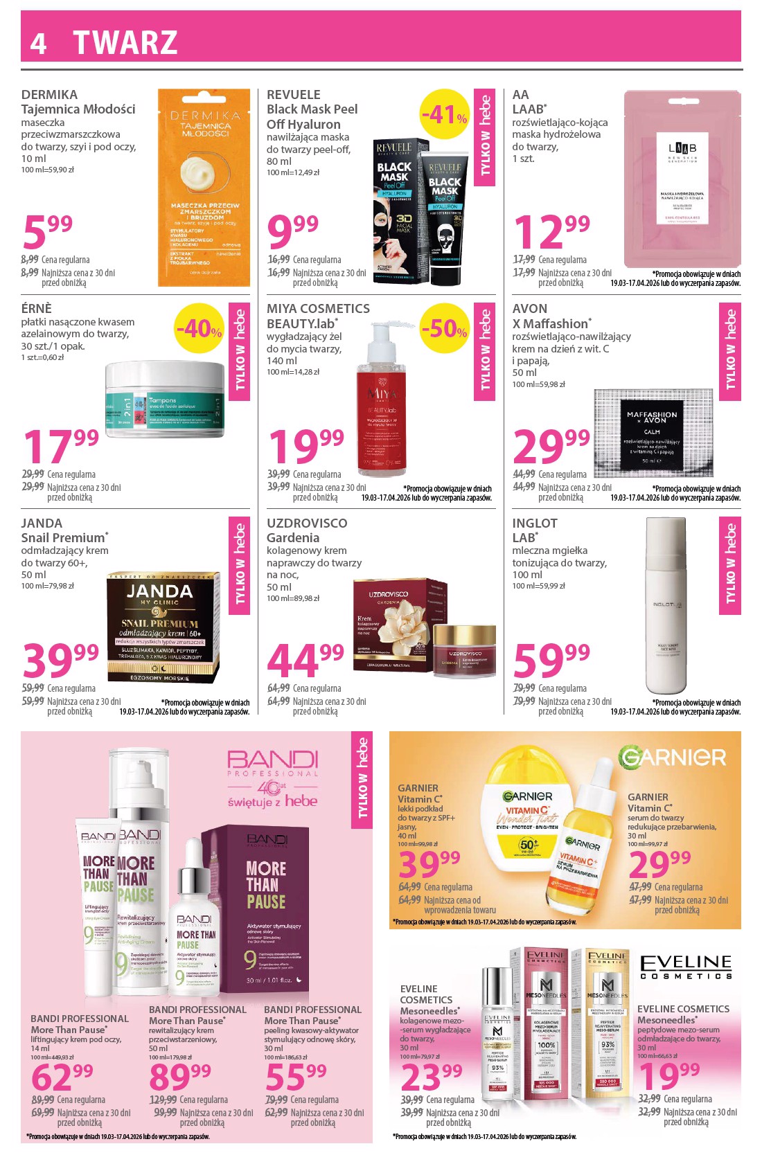 hebe - Gazetka Hebe - ważna od 19.03.2026 do 02.04.2026 - page: 4