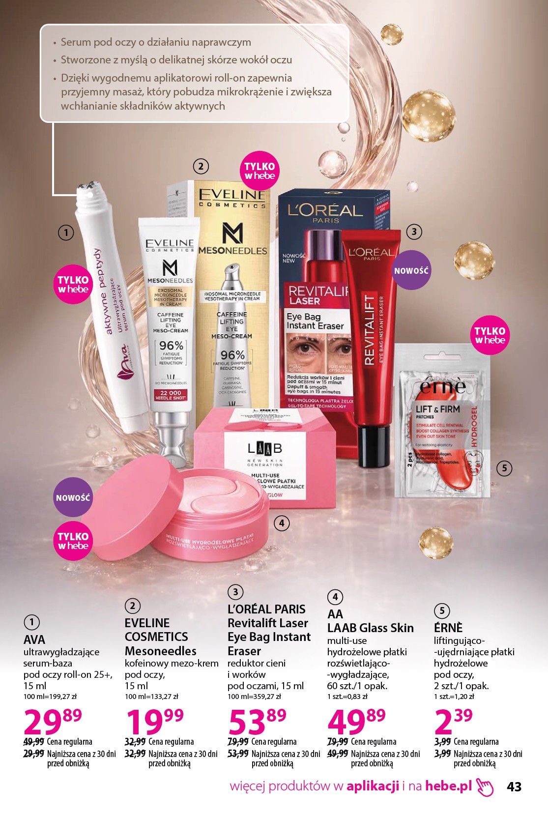 hebe - Gazetka Hebe - Katalog - ważna od 19.03.2026 do 17.04.2026 - page: 43