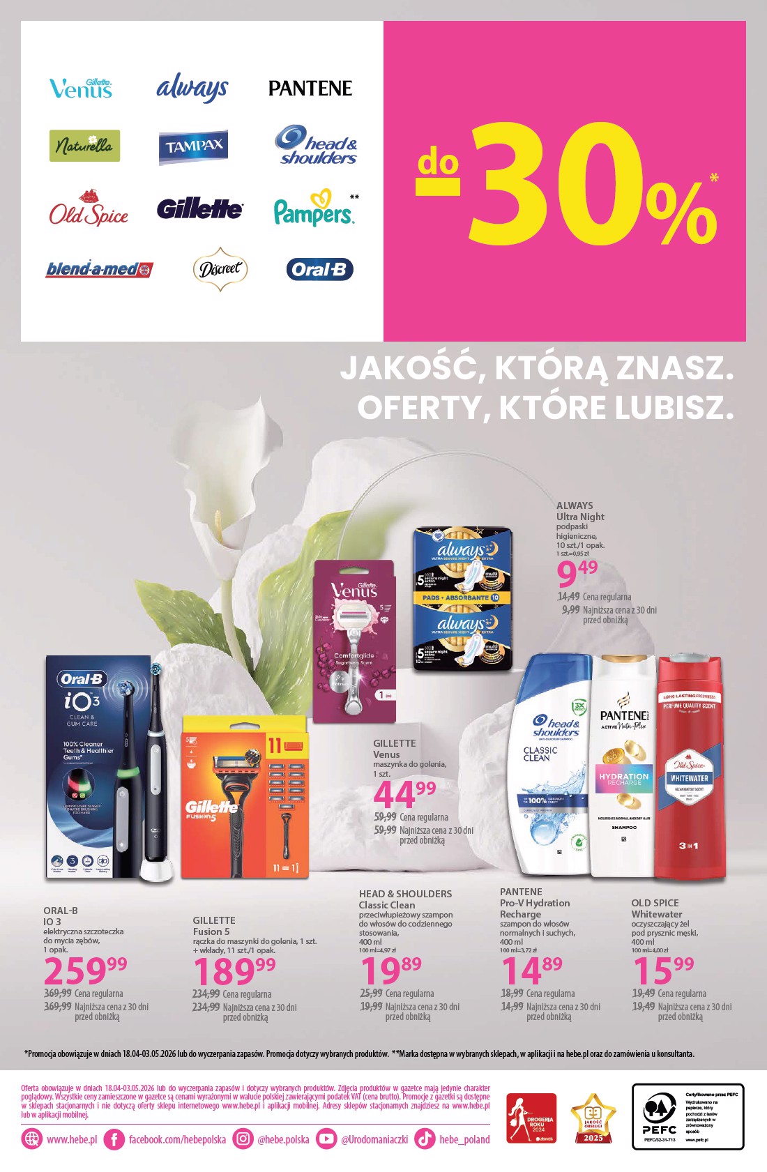 hebe - Aktualna gazetka Hebe ważna od 18.04.2026 do 03.05.2026 - page: 22