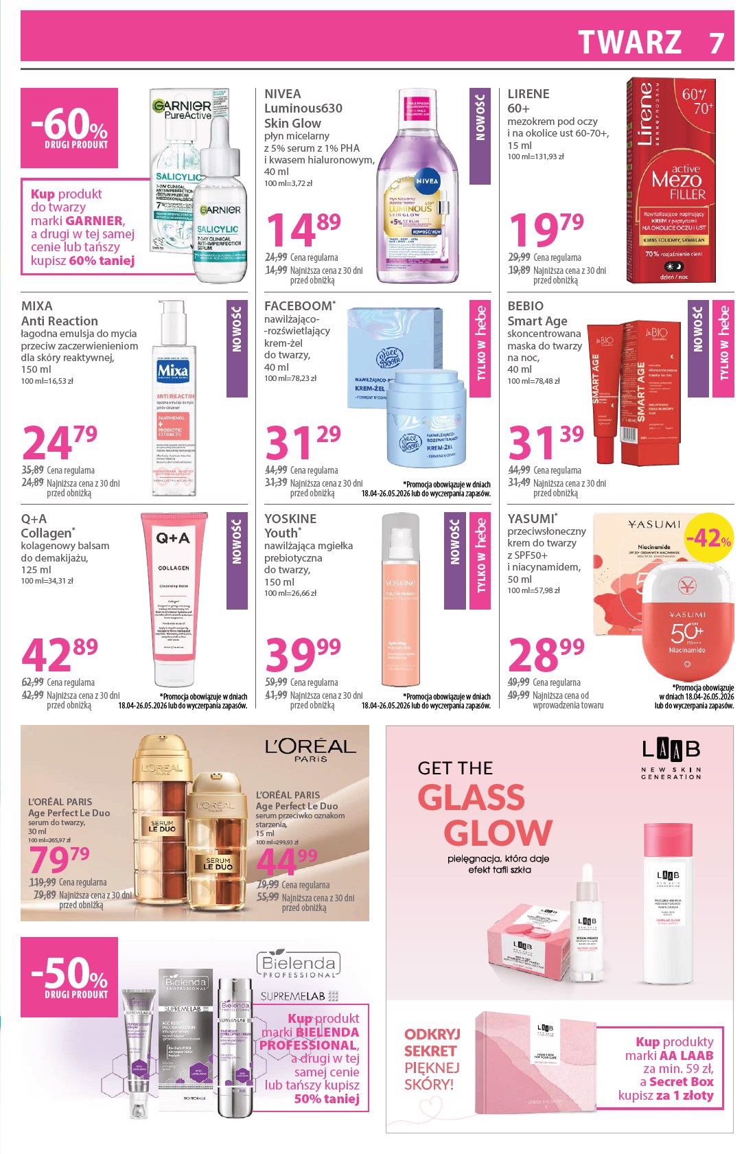 hebe - Aktualna gazetka Hebe ważna od 18.04.2026 do 03.05.2026 - page: 7